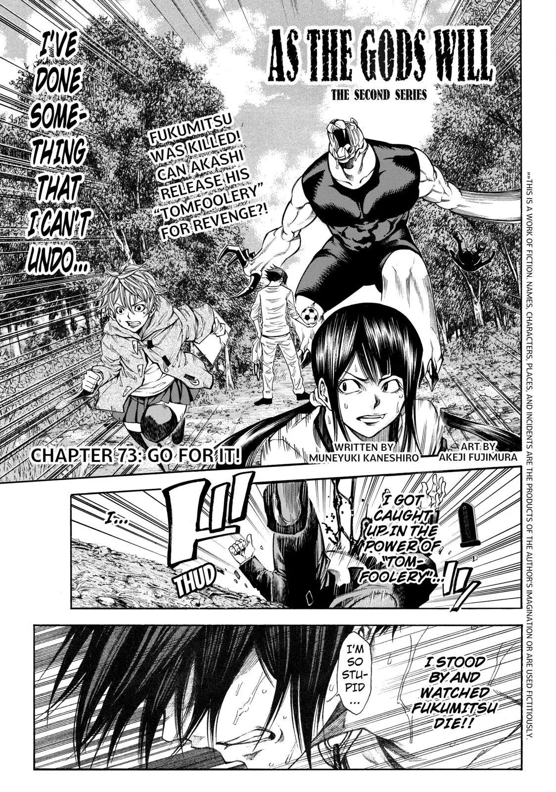 Kamisama no Iutoori Ni Chapter 73 page 1 - Chapter 73: Go For It!