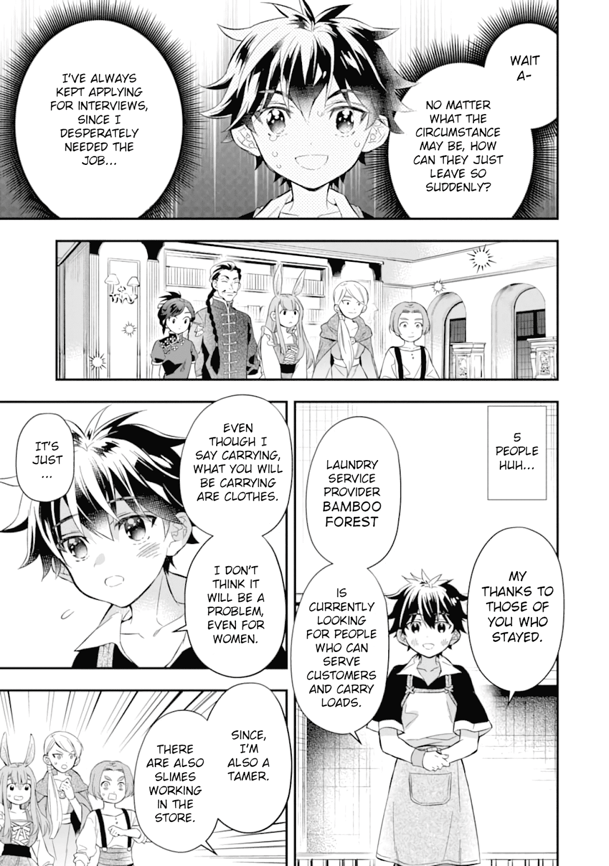 Kamitachi ni Hirowareta Otoko Chapter 32 page 22 - Chapter 32: Opening and Hiring