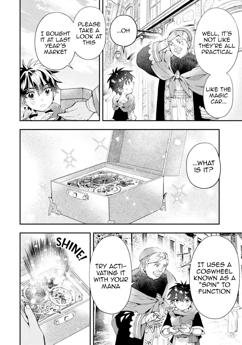 Kamitachi ni Hirowareta Otoko Chapter 51 page 14 - Chapter 51: Dinorm's Magic Tools Workshop