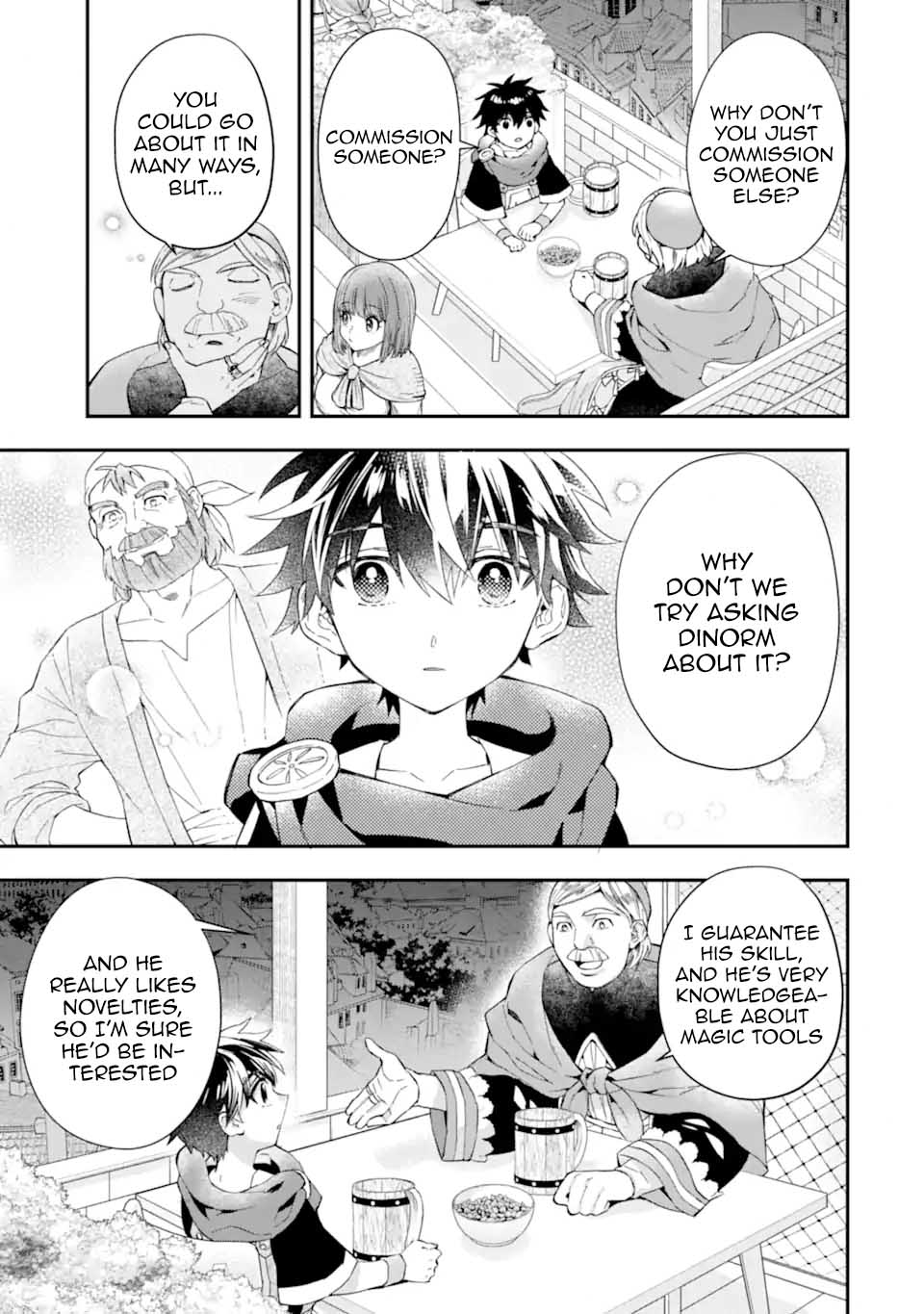 Kamitachi ni Hirowareta Otoko Chapter 51 page 35 - Chapter 51: Dinorm's Magic Tools Workshop