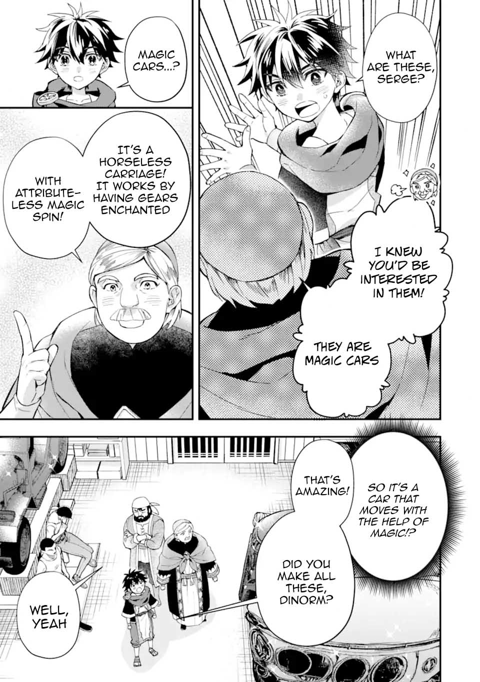 Kamitachi ni Hirowareta Otoko Chapter 51 page 7 - Chapter 51: Dinorm's Magic Tools Workshop