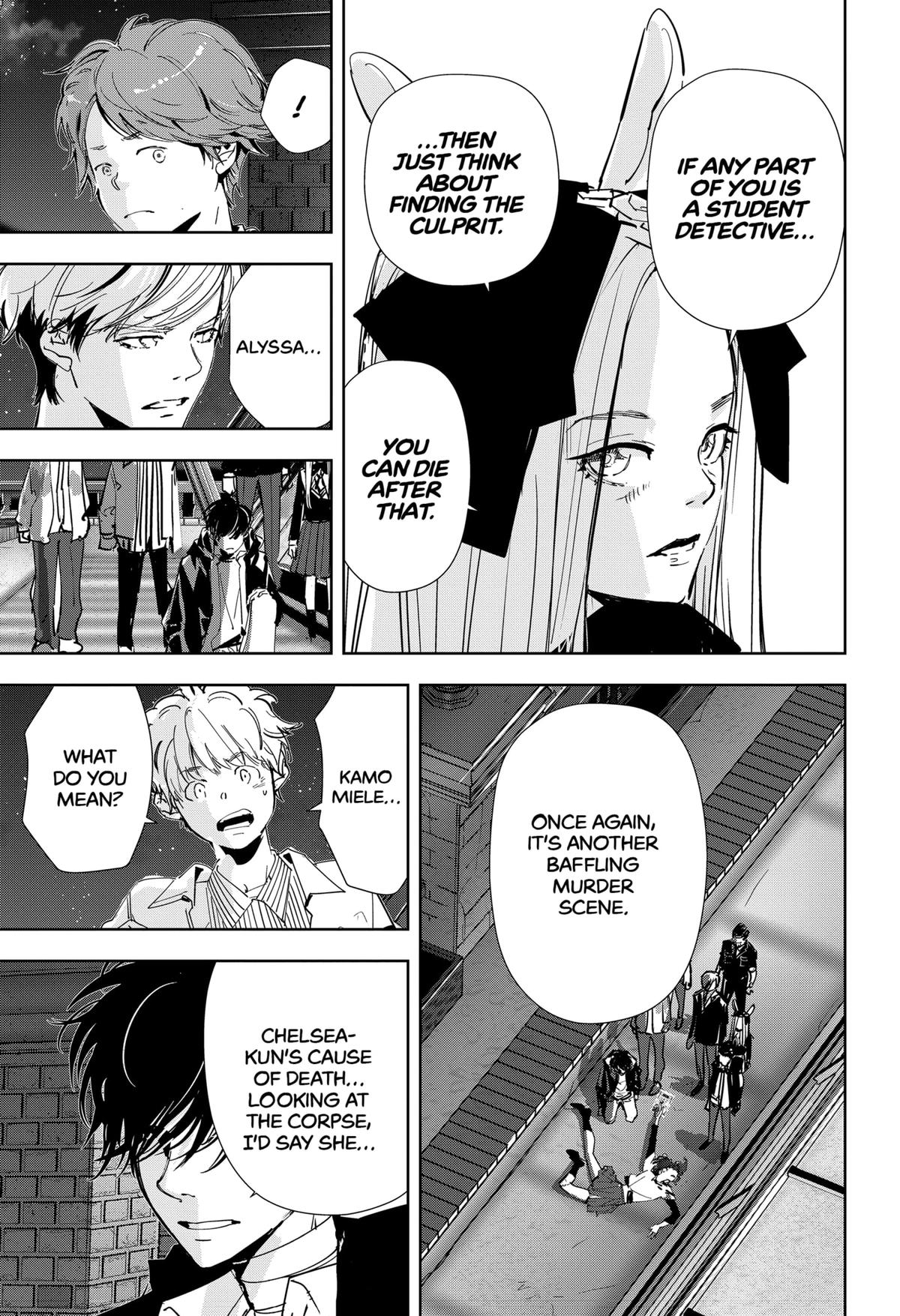 Kamonohashi Ron no Kindan Suiri Chapter 108 page 12 - Chapter 108
