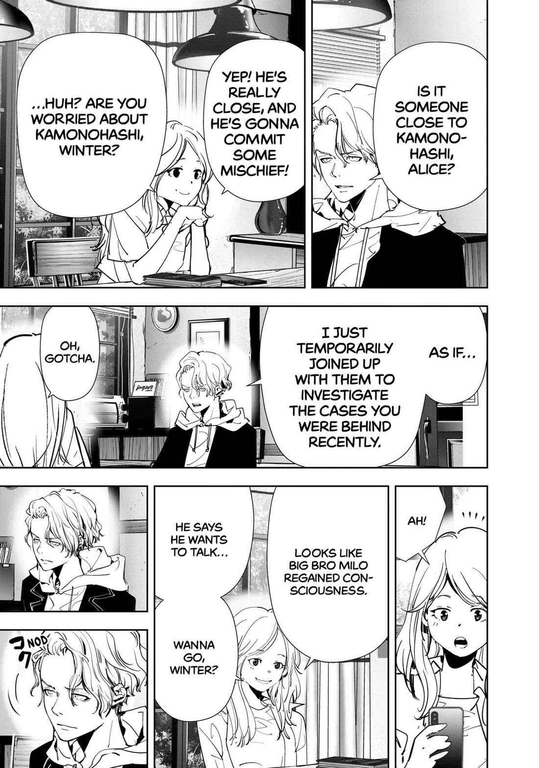 Kamonohashi Ron no Kindan Suiri Chapter 140 page 9 - Chapter 140