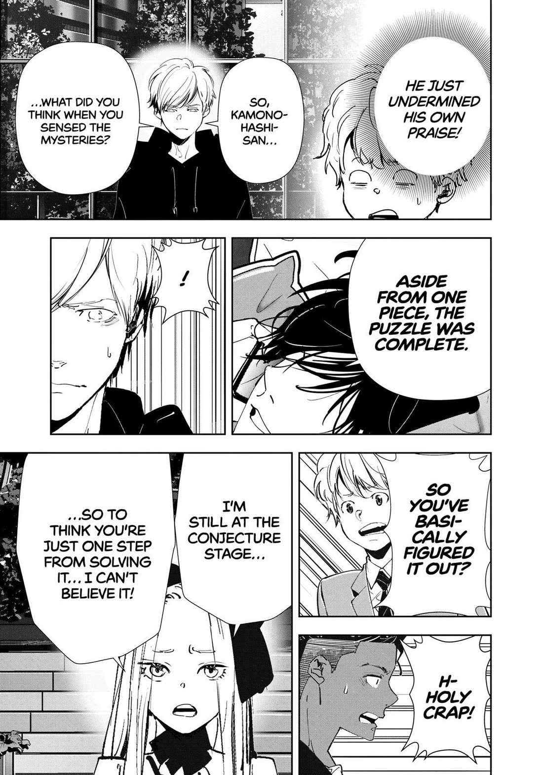 Kamonohashi Ron no Kindan Suiri Chapter 143 page 13 - Chapter 143