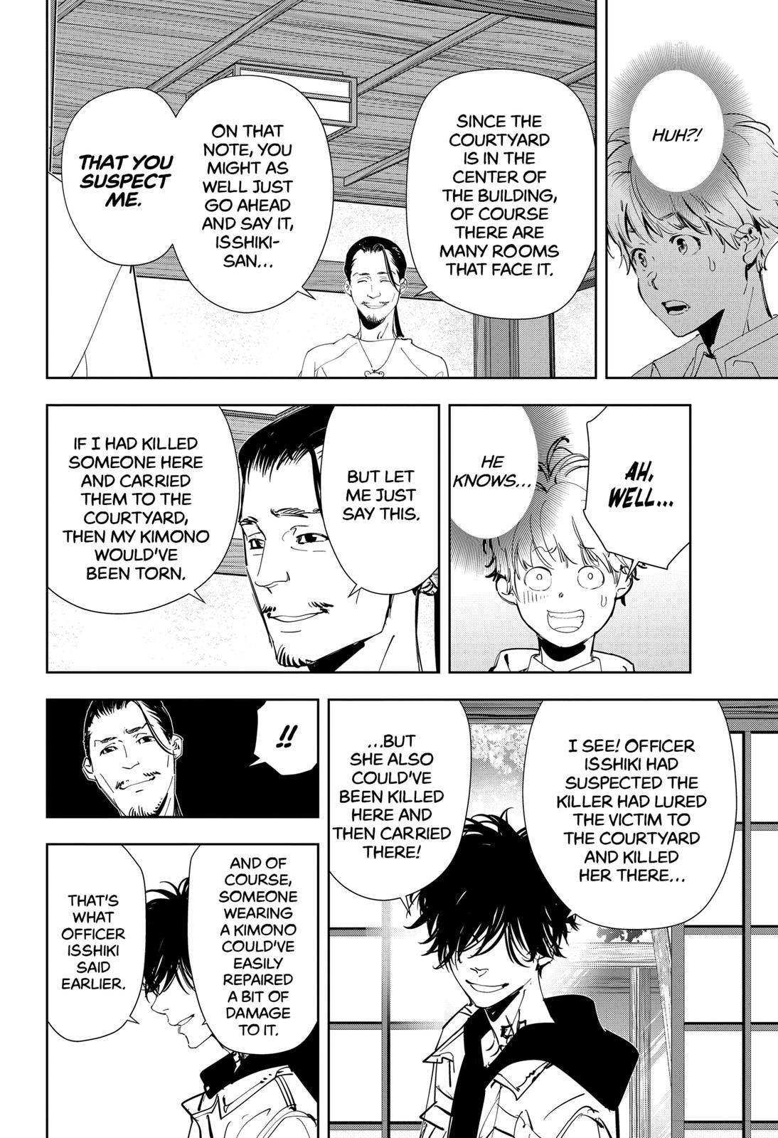 Kamonohashi Ron no Kindan Suiri Chapter 47 page 14 - Chapter 47
