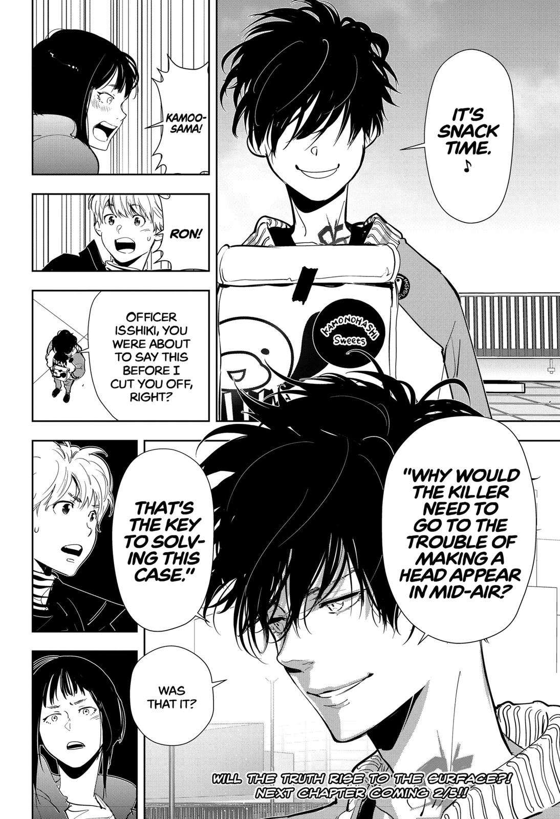 Kamonohashi Ron no Kindan Suiri Chapter 49 page 20 - Chapter 49