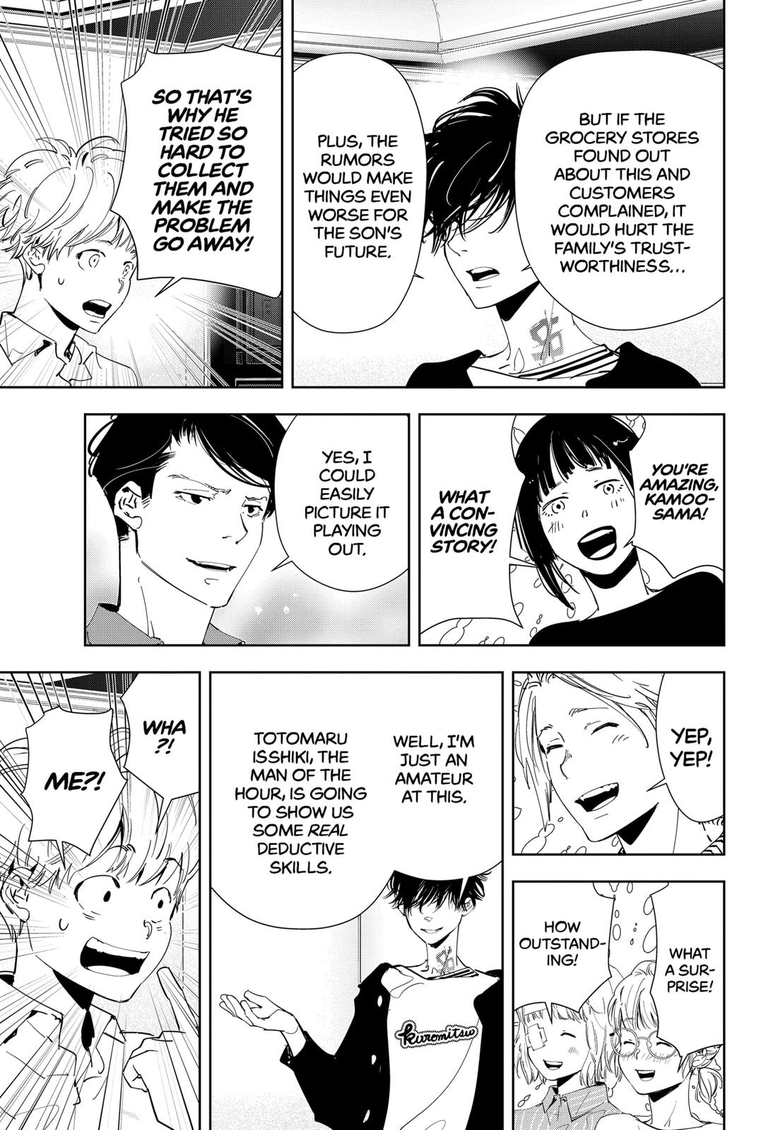 Kamonohashi Ron no Kindan Suiri Chapter 59 page 15 - Chapter 59