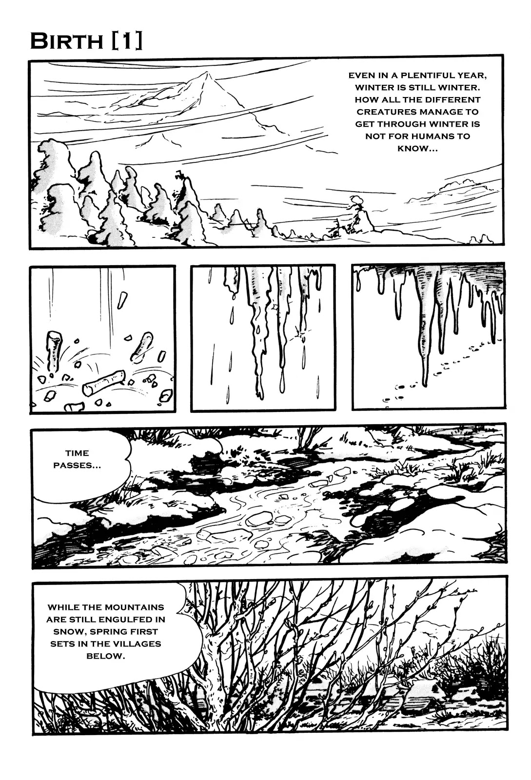 Kamui-Den Chapter 7 page 1 - Chapter 7: Birth