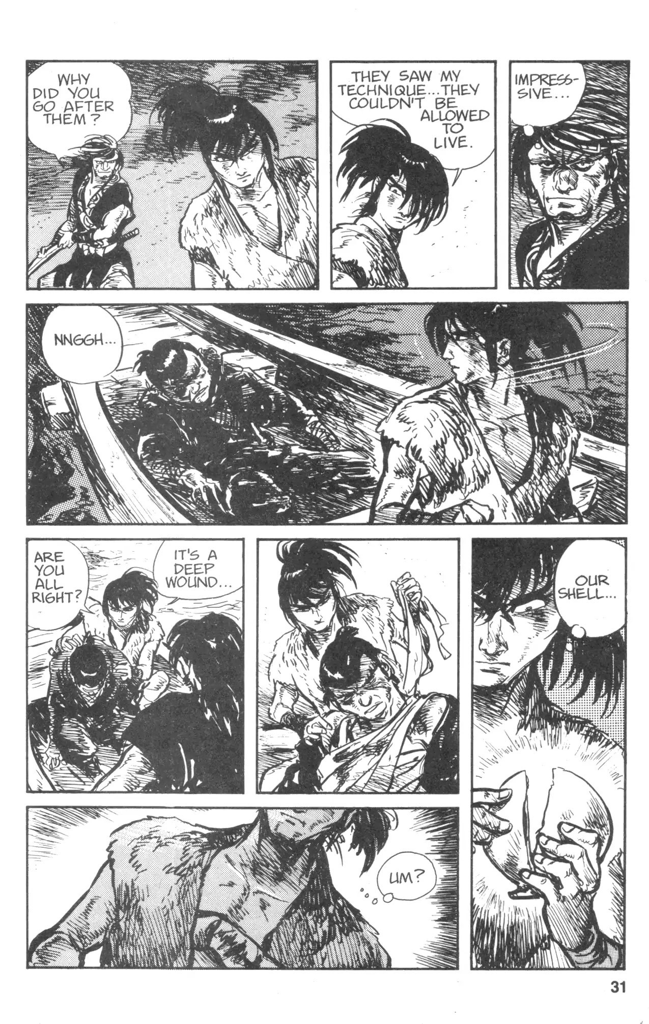 Kamui Gaiden Chapter 10 page 33 - Chapter 10: The Island of Sugaru: Chapter 5: Nukenin Hunting (Part 1)