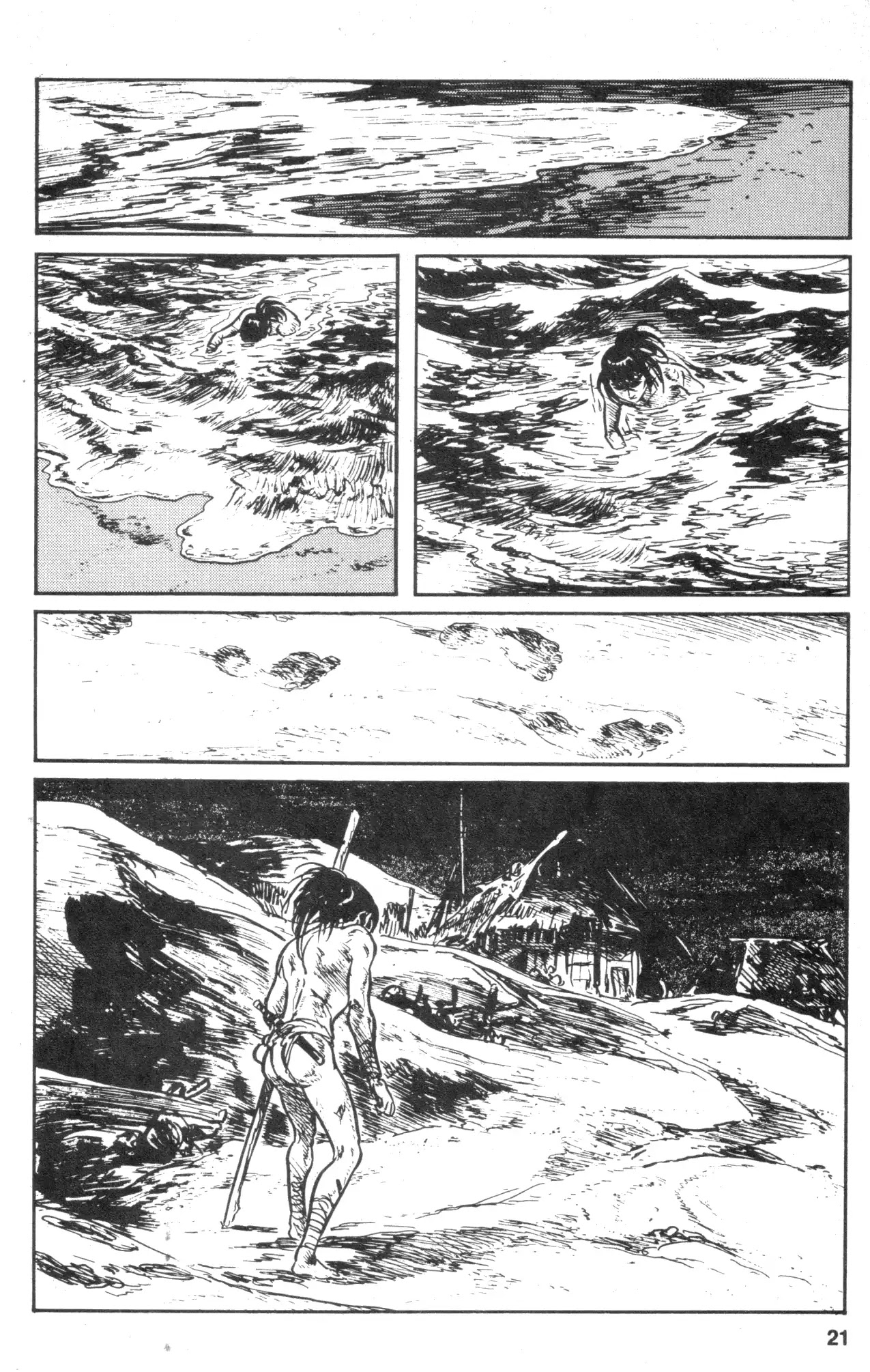 Kamui Gaiden Chapter 11 page 23 - Chapter 11: The Island of Sugaru: Chapter 5: Nukenin Hunting (Part 2)