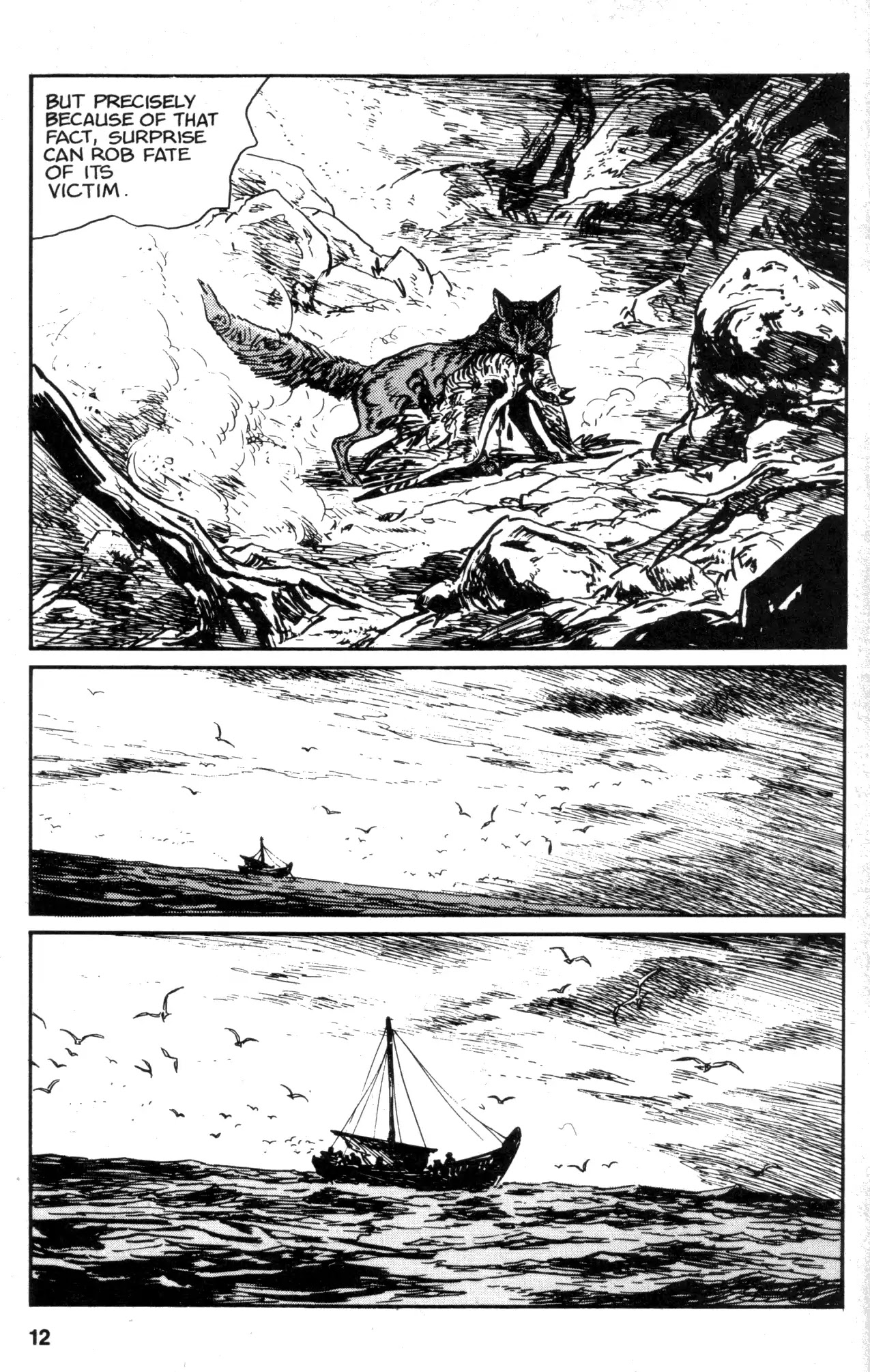 Kamui Gaiden Chapter 12 page 13 - Chapter 12: The Island of Sugaru: Chapter 6: Kasumi Kuzushi (Part 1)