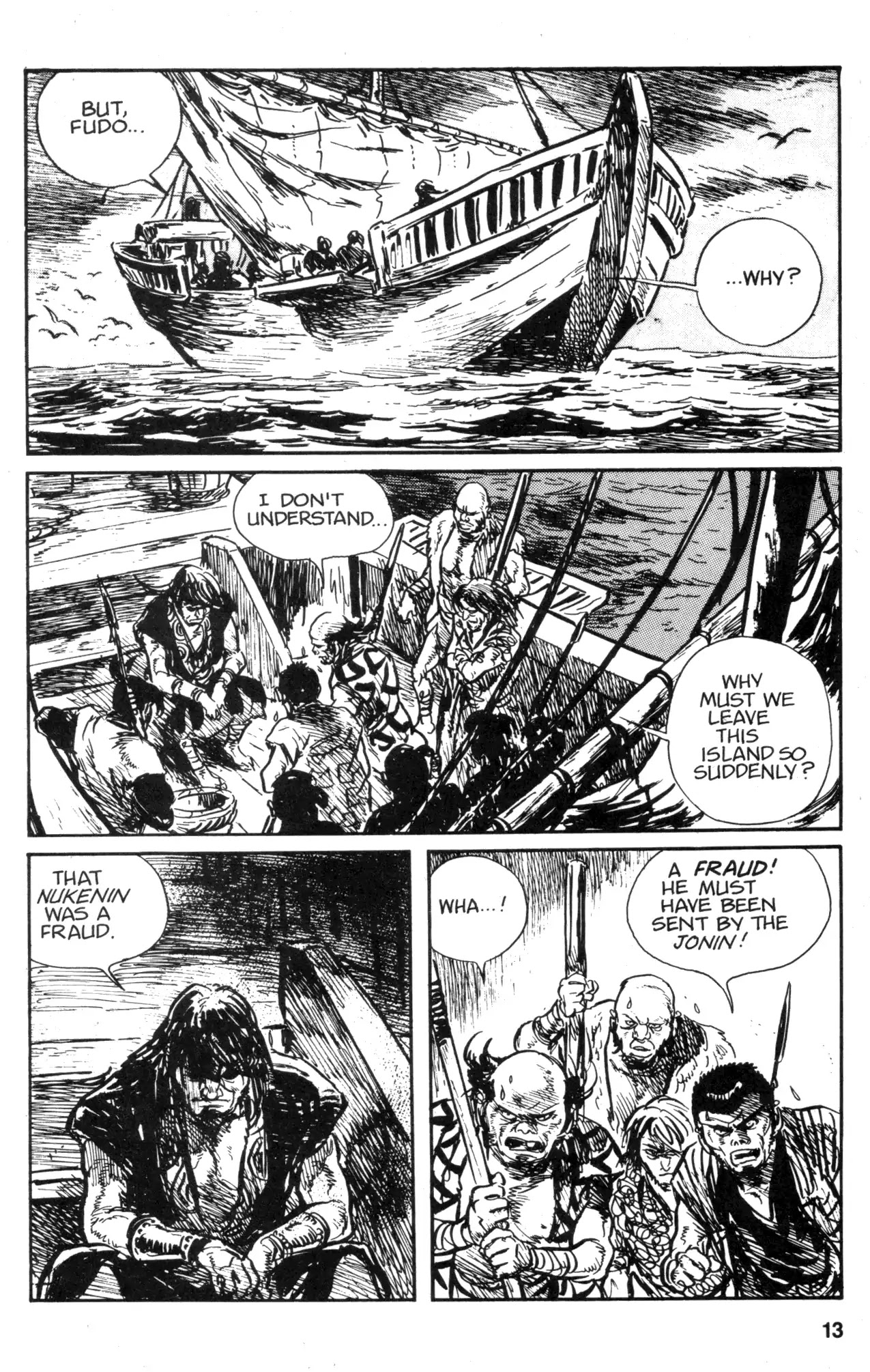 Kamui Gaiden Chapter 12 page 14 - Chapter 12: The Island of Sugaru: Chapter 6: Kasumi Kuzushi (Part 1)
