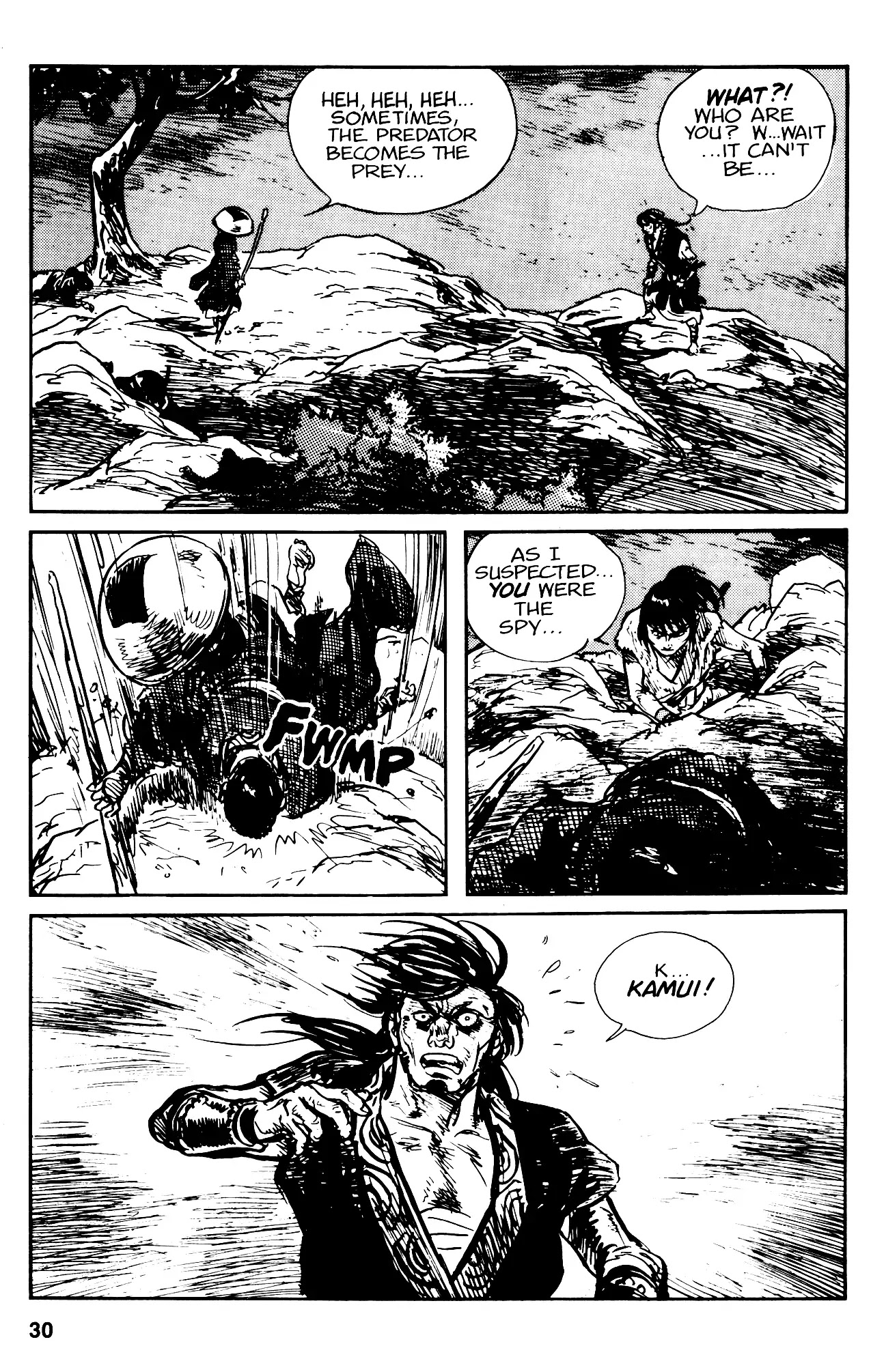 Kamui Gaiden Chapter 12 page 30 - Chapter 12: The Island of Sugaru: Chapter 6: Kasumi Kuzushi (Part 1)