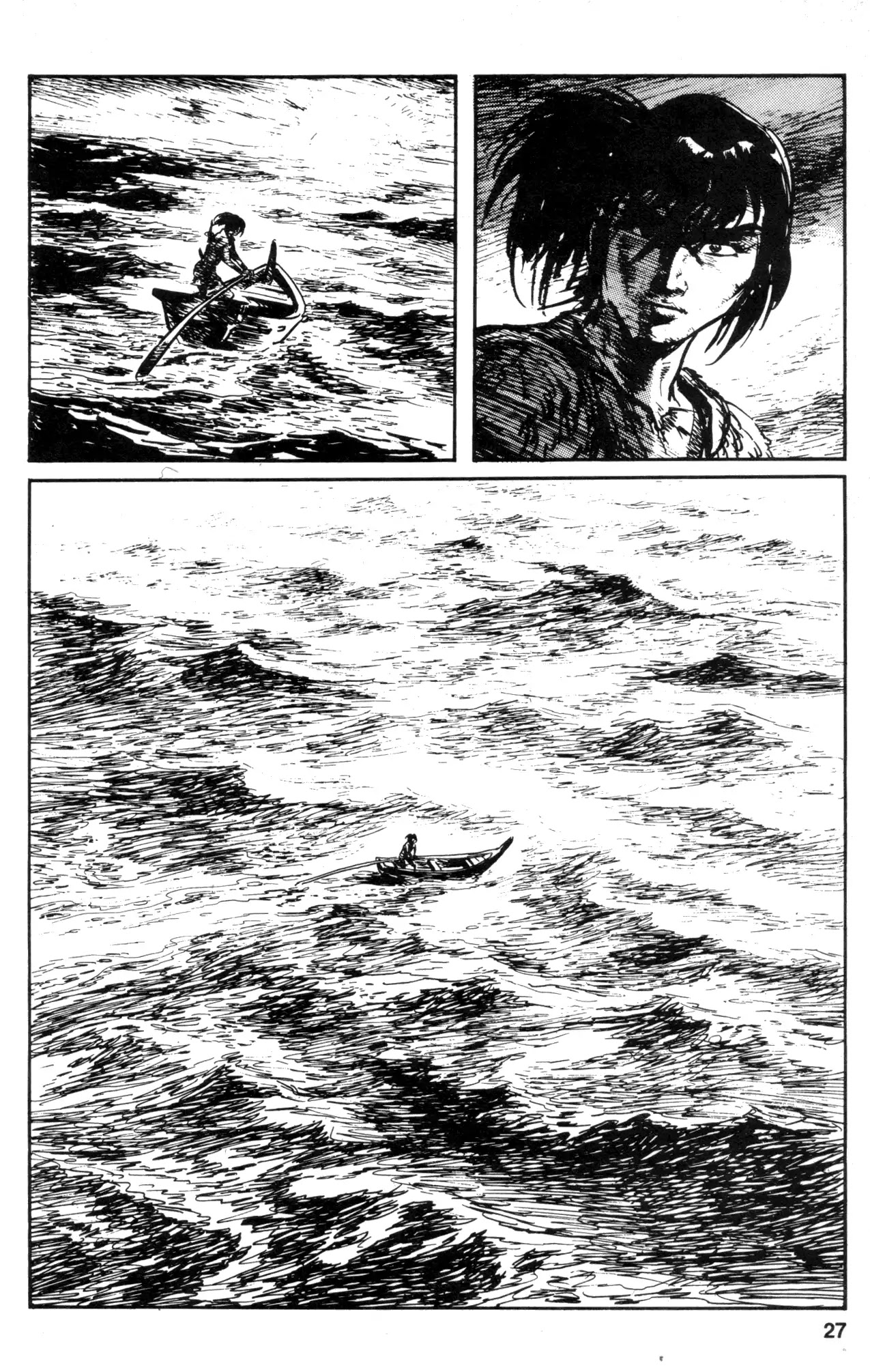 Kamui Gaiden Chapter 13 page 28 - Chapter 13: The Island of Sugaru: Chapter 6: Kasumi Kuzushi (Part 2)