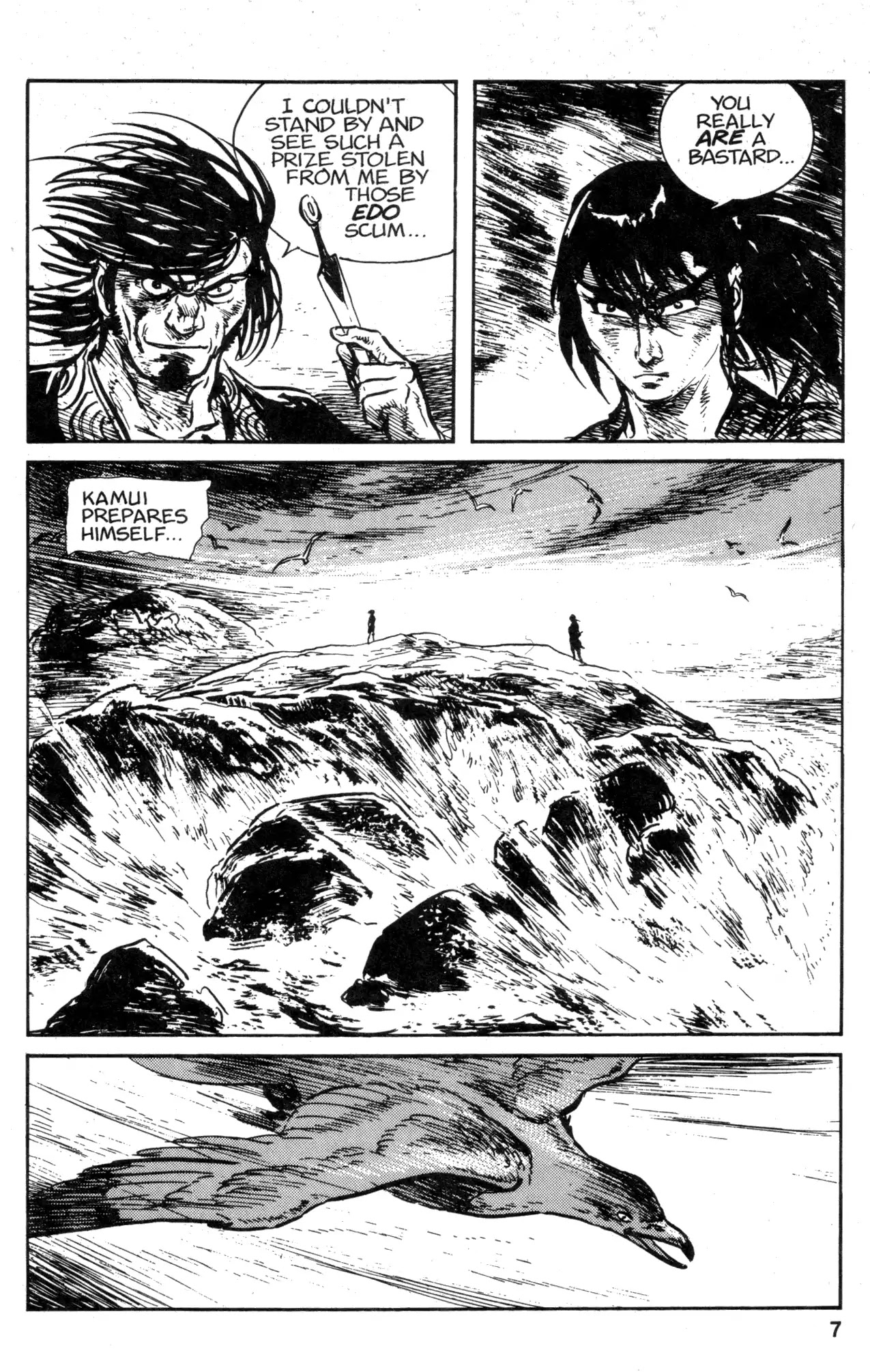 Kamui Gaiden Chapter 13 page 8 - Chapter 13: The Island of Sugaru: Chapter 6: Kasumi Kuzushi (Part 2)