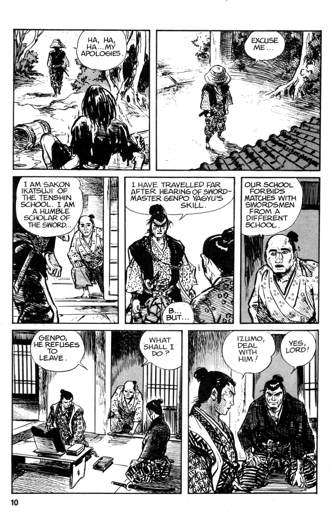 Kamui Gaiden Chapter 14 page 12 - Chapter 14: The Sword Wind: Chapter 1: The Owari Yagyu (Part 1)