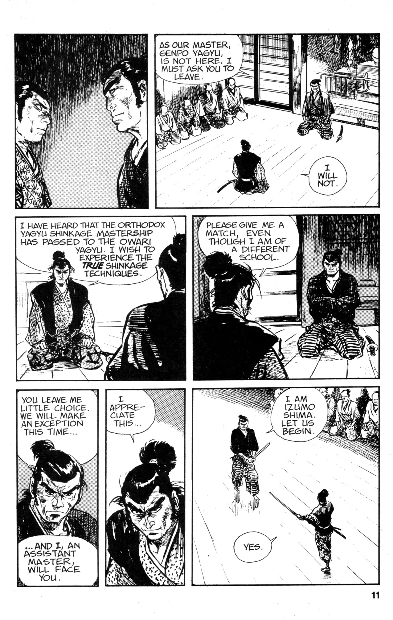 Kamui Gaiden Chapter 14 page 13 - Chapter 14: The Sword Wind: Chapter 1: The Owari Yagyu (Part 1)