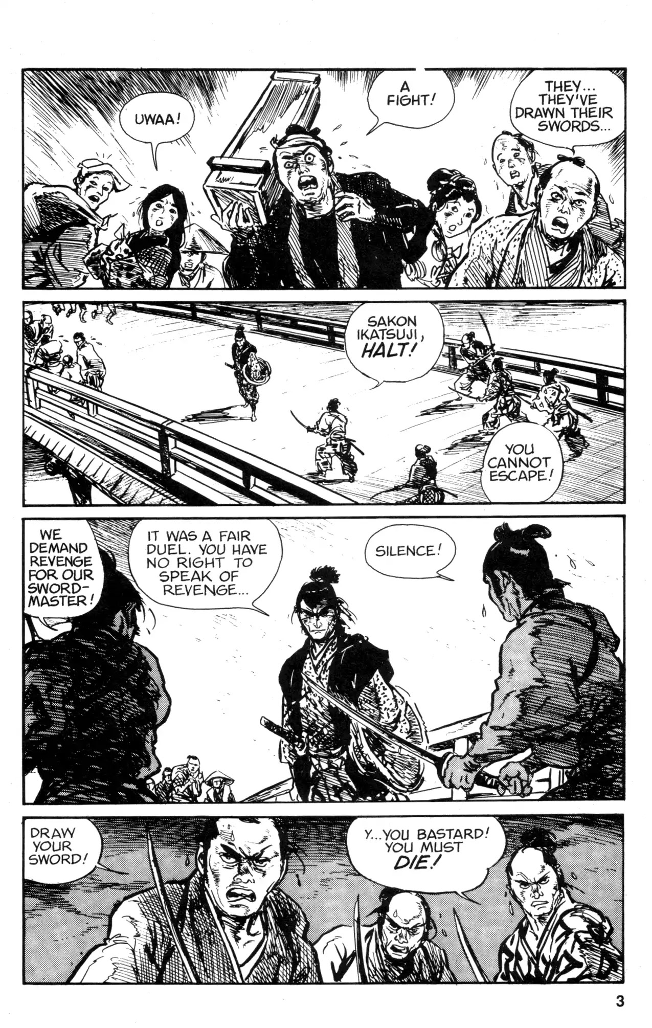 Kamui Gaiden Chapter 14 page 5 - Chapter 14: The Sword Wind: Chapter 1: The Owari Yagyu (Part 1)