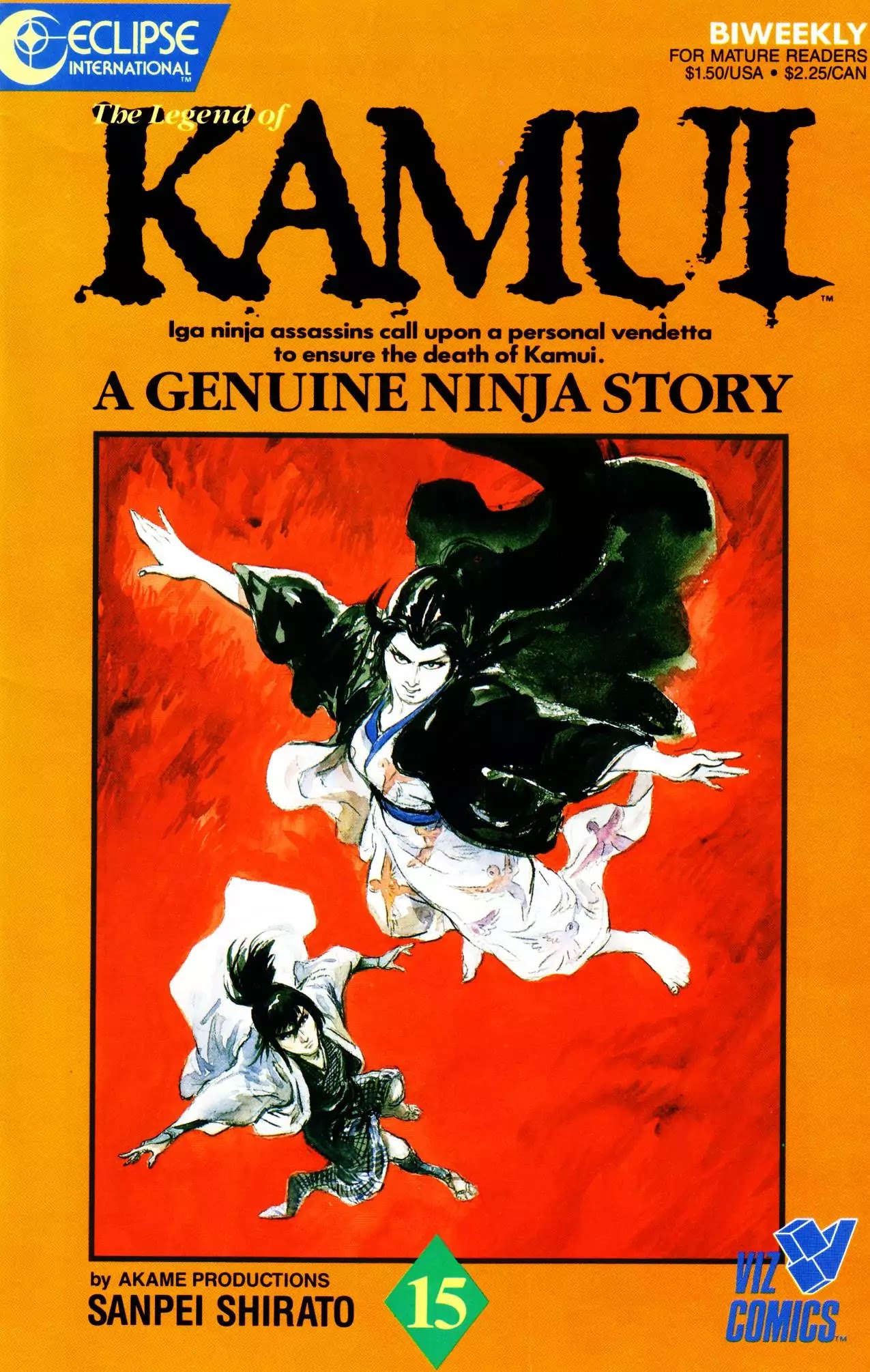 Kamui Gaiden Chapter 15 page 1 - Chapter 15: The Sword Wind: Chapter 1: The Owari Yagyu (Part 2)