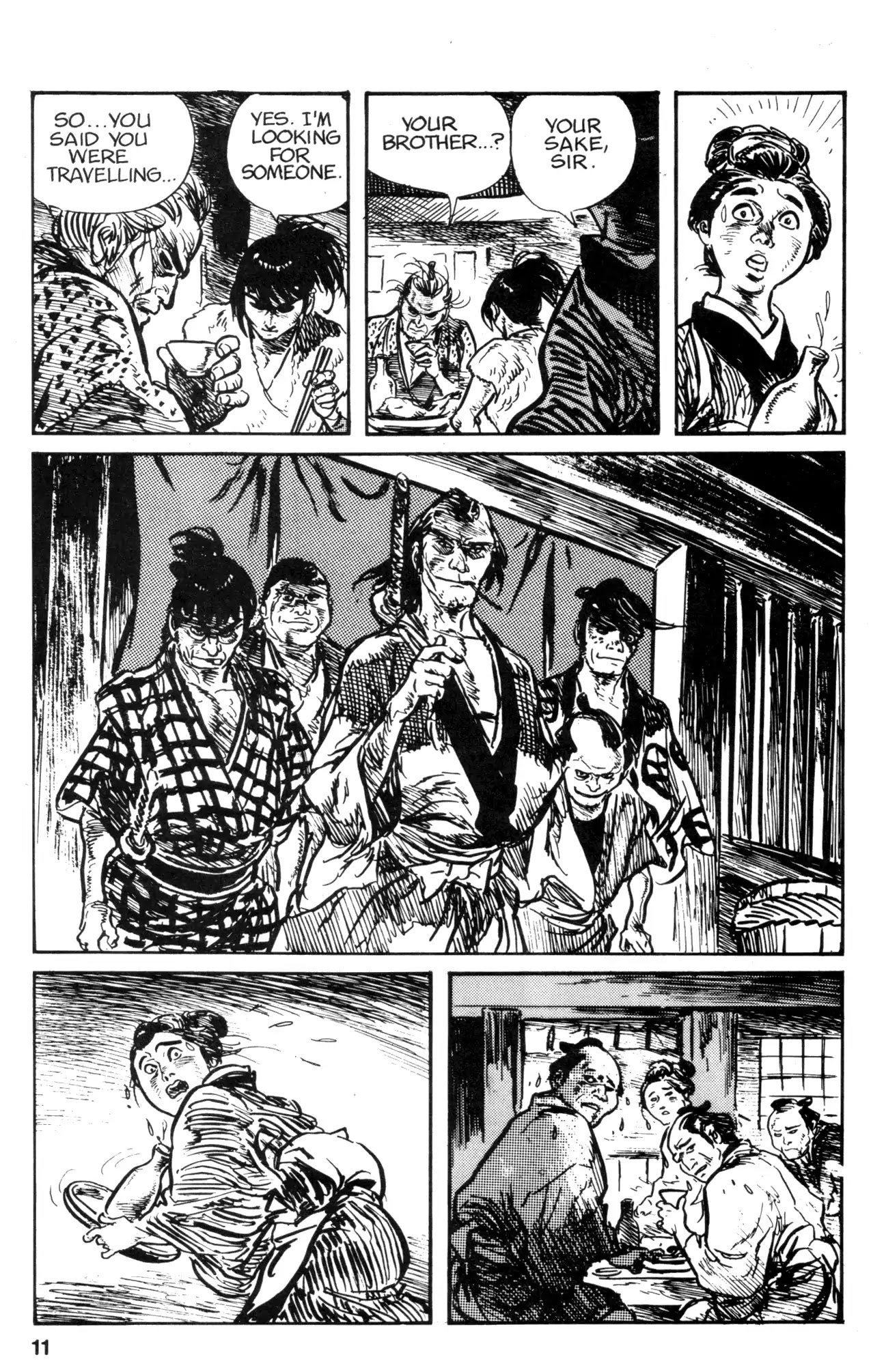 Kamui Gaiden Chapter 16 page 13 - Chapter 16: The Sword Wind: Chapter 2: After Sunset (Part 1)