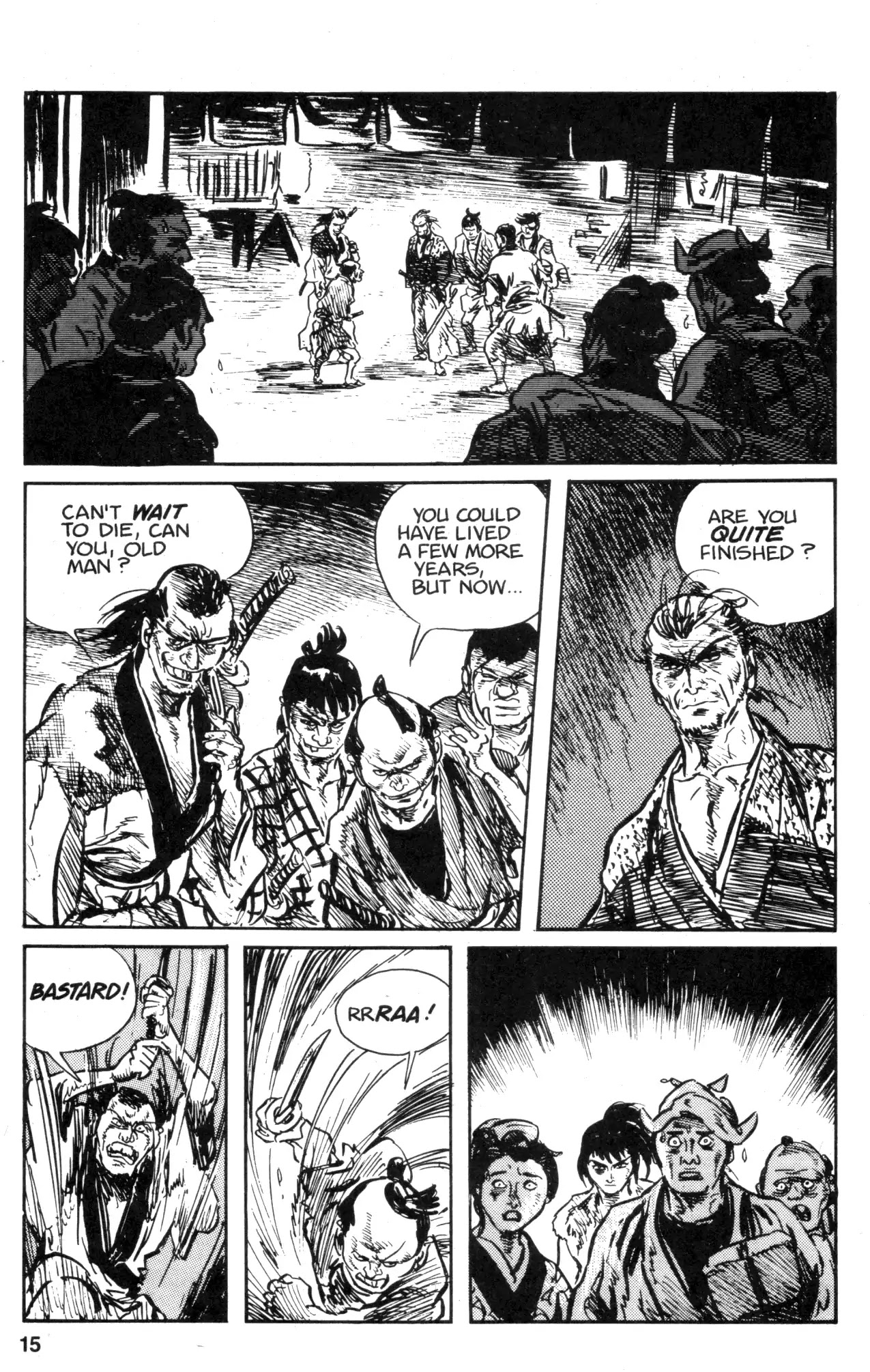 Kamui Gaiden Chapter 16 page 17 - Chapter 16: The Sword Wind: Chapter 2: After Sunset (Part 1)
