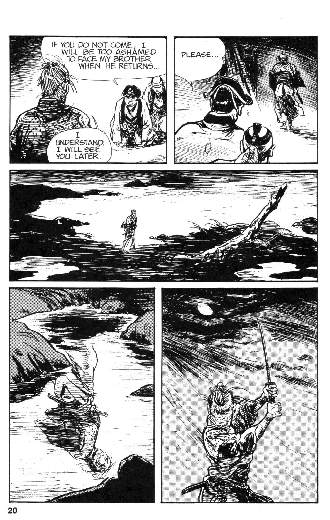 Kamui Gaiden Chapter 16 page 22 - Chapter 16: The Sword Wind: Chapter 2: After Sunset (Part 1)