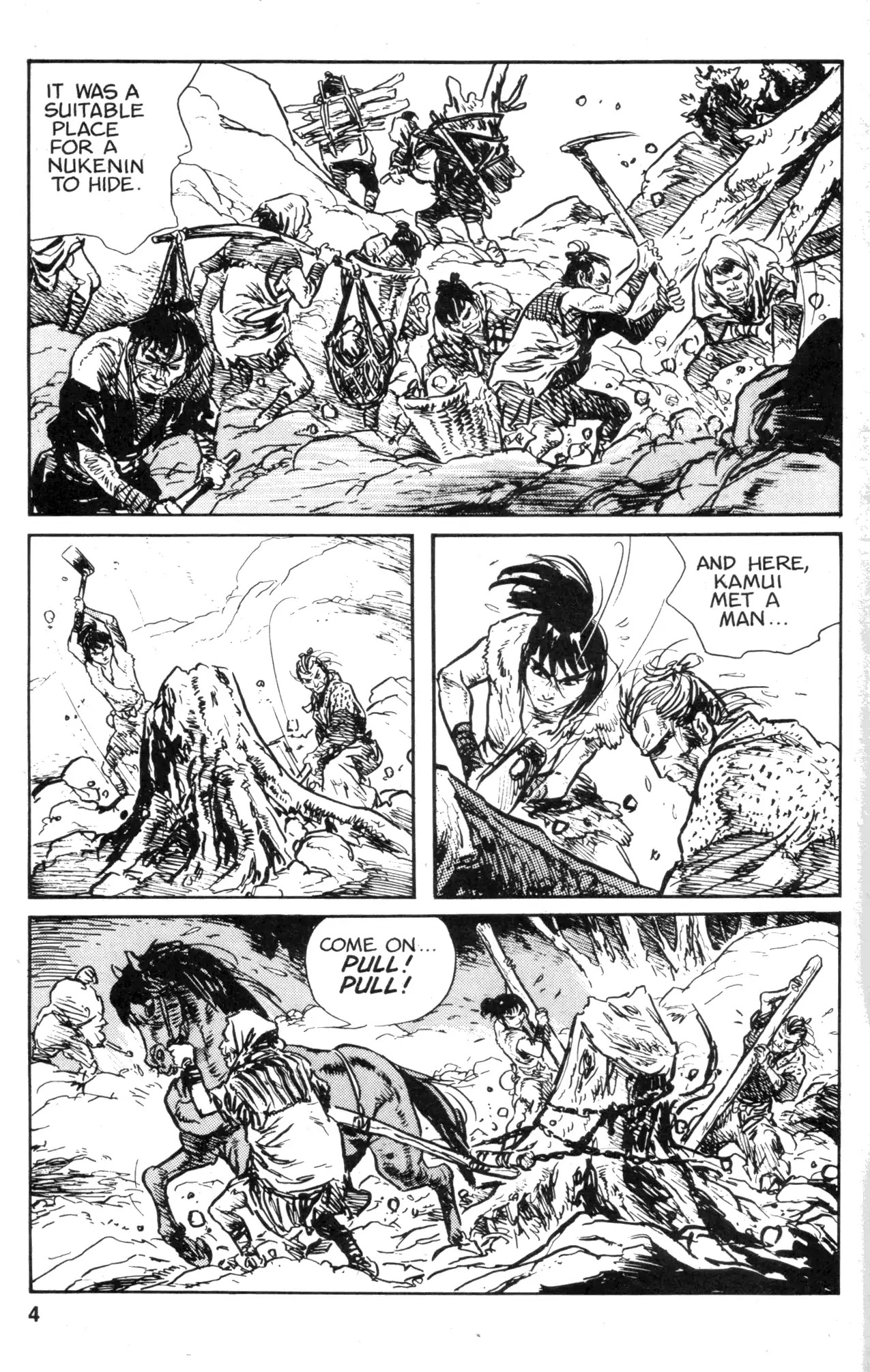Kamui Gaiden Chapter 16 page 6 - Chapter 16: The Sword Wind: Chapter 2: After Sunset (Part 1)