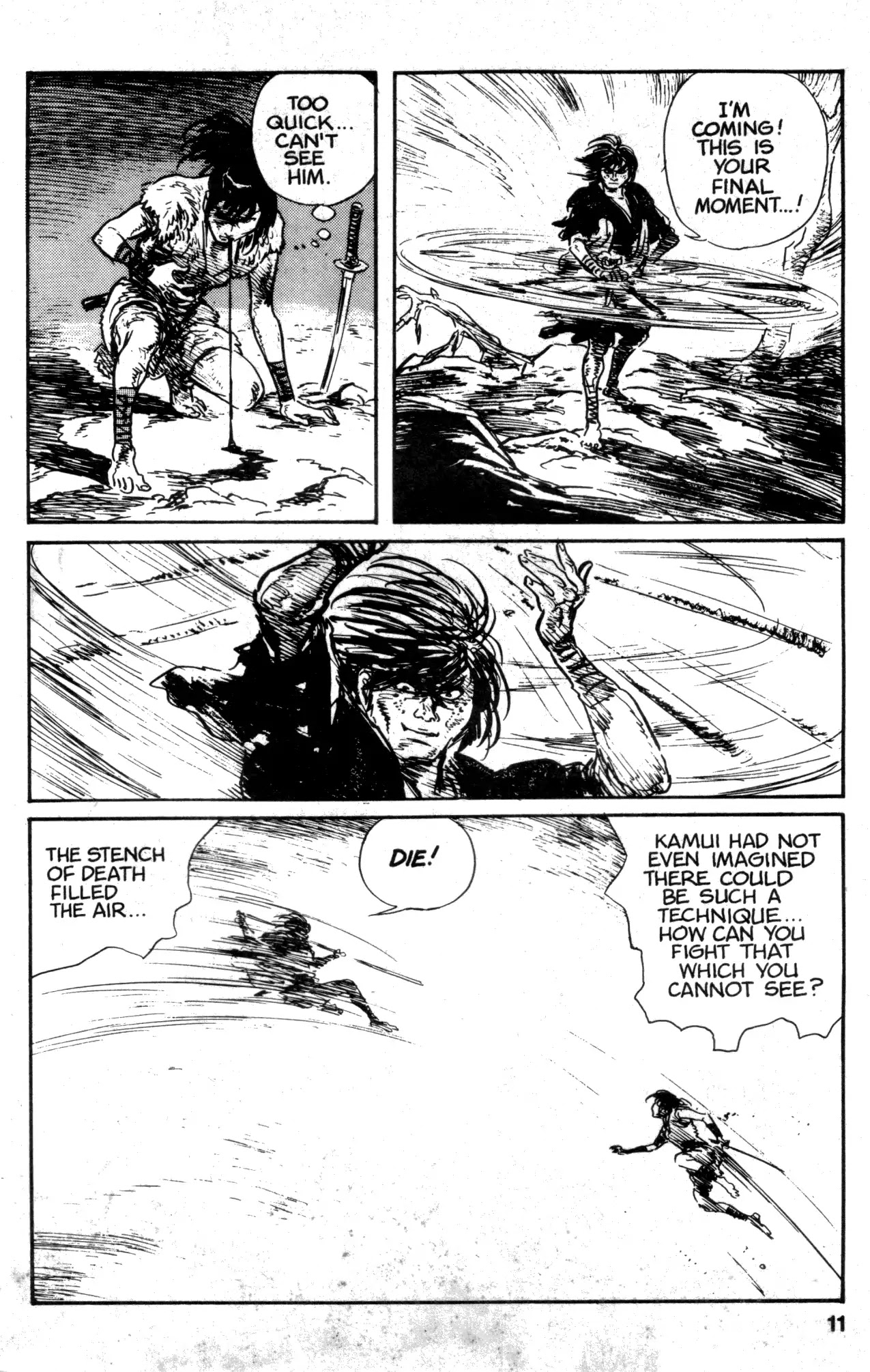 Kamui Gaiden Chapter 18 page 13 - Chapter 18: The Sword Wind: Chapter 3: Kusanagi (Prologue and Part 1)