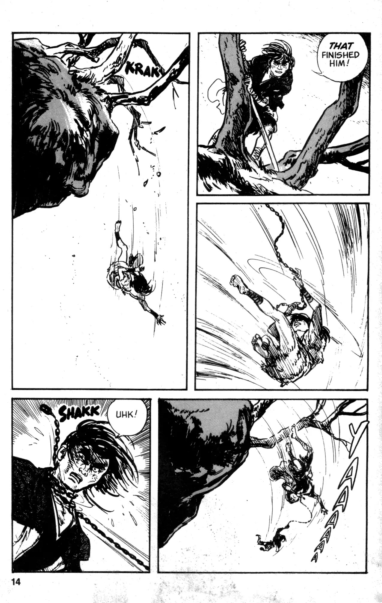 Kamui Gaiden Chapter 18 page 16 - Chapter 18: The Sword Wind: Chapter 3: Kusanagi (Prologue and Part 1)