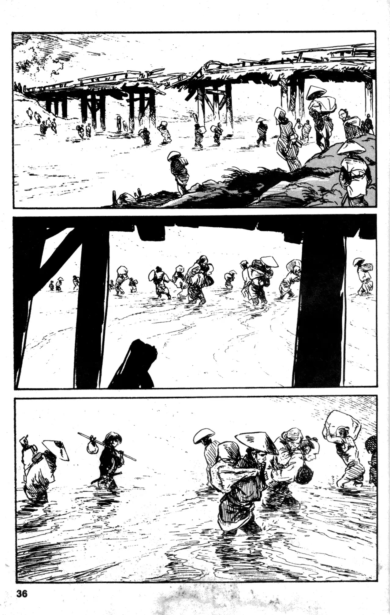 Kamui Gaiden Chapter 18 page 38 - Chapter 18: The Sword Wind: Chapter 3: Kusanagi (Prologue and Part 1)