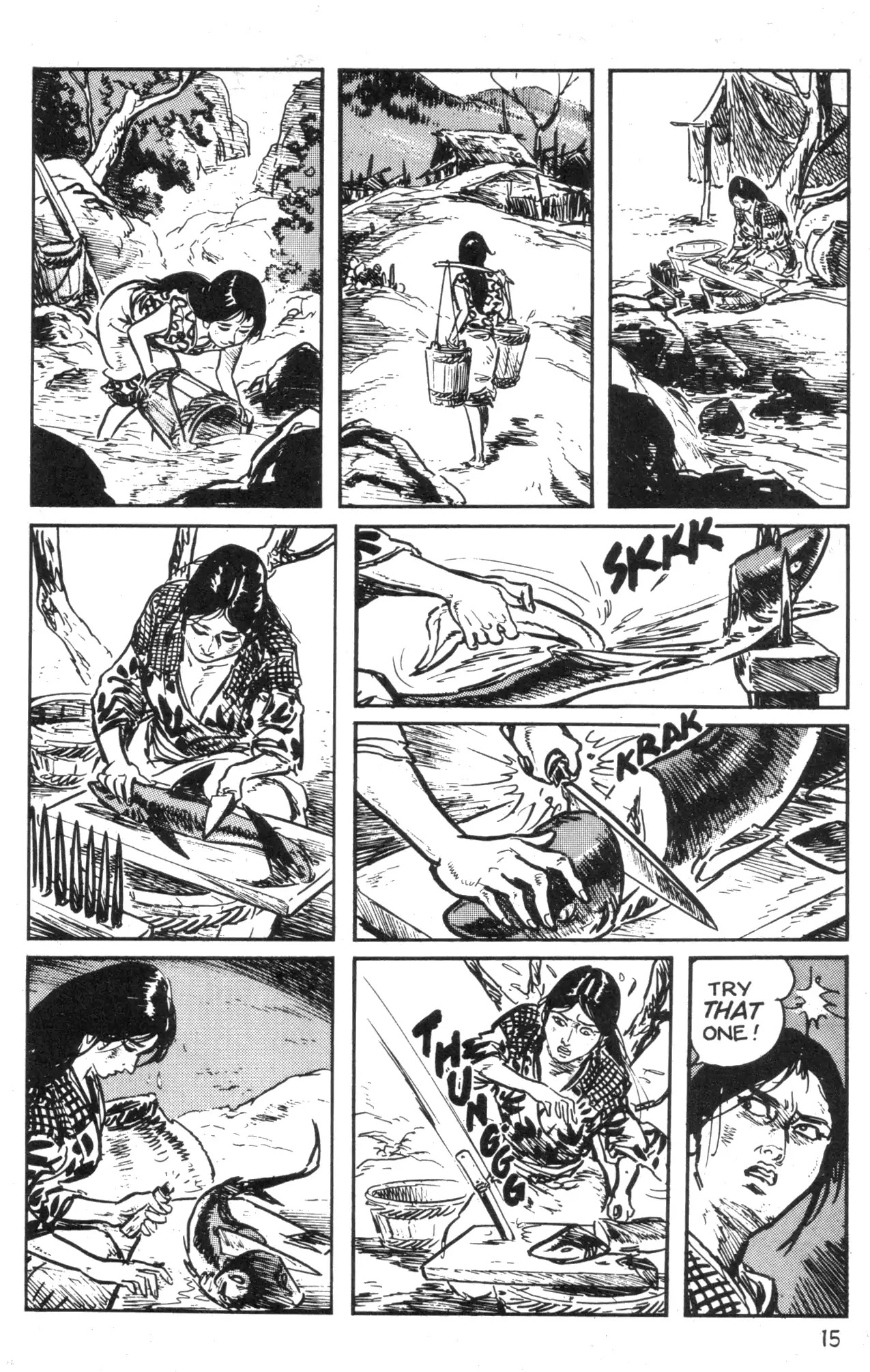 Kamui Gaiden Chapter 2 page 17 - Chapter 2: The Island of Sugaru: Chapter 1: Ichijiro (Part 2)