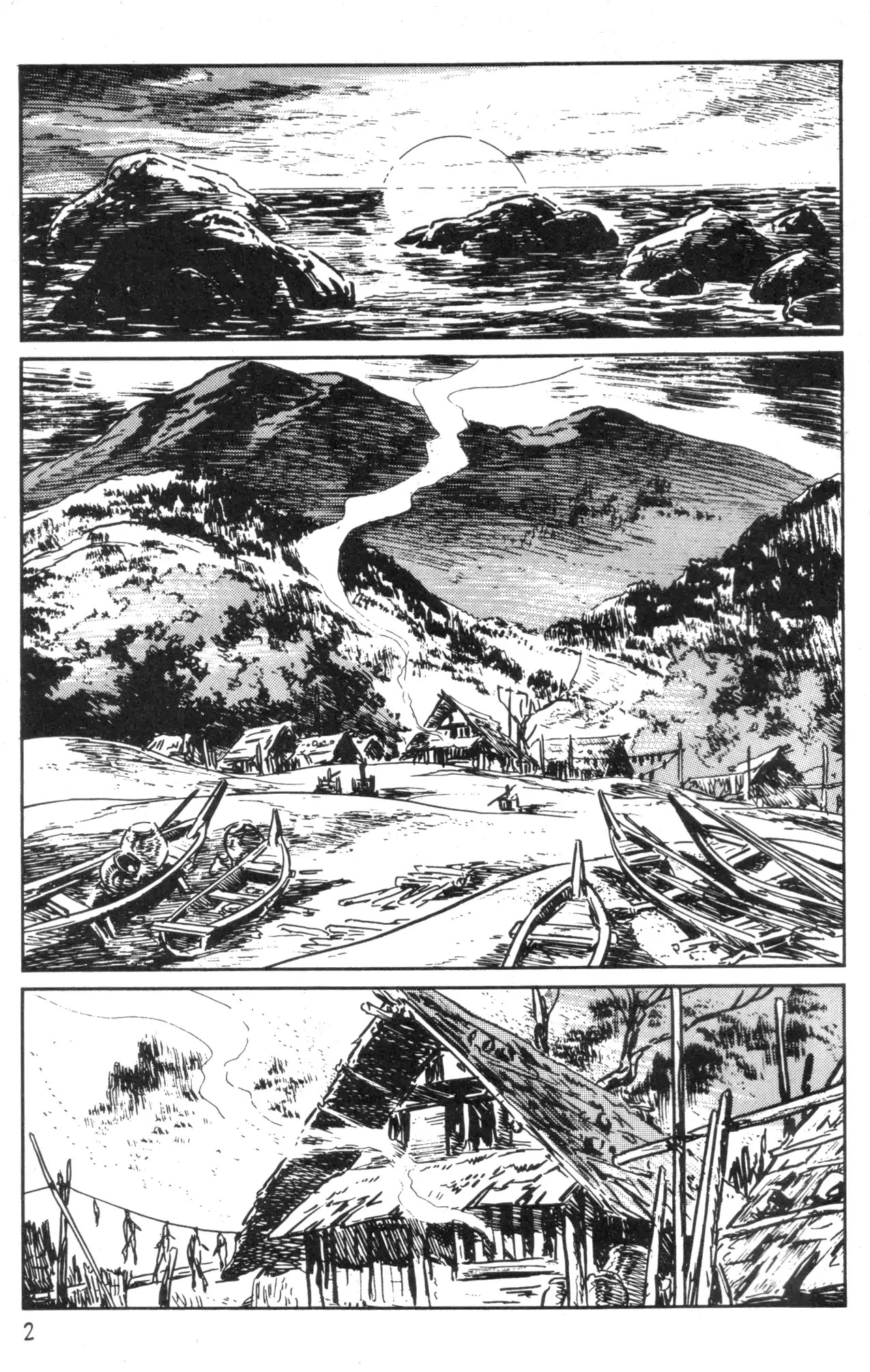 Kamui Gaiden Chapter 2 page 4 - Chapter 2: The Island of Sugaru: Chapter 1: Ichijiro (Part 2)