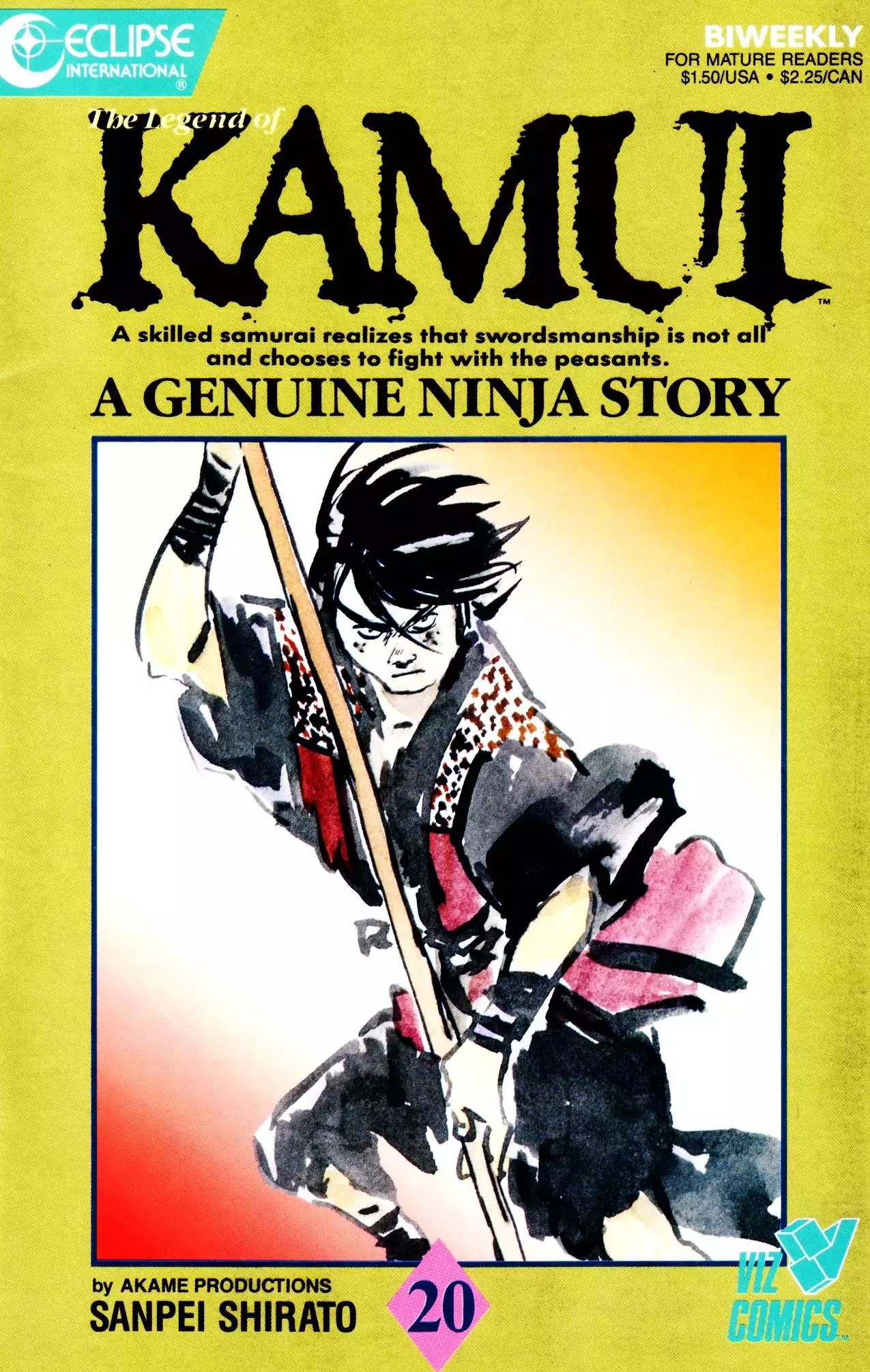 Kamui Gaiden Chapter 20 page 1 - Chapter 20: The Sword Wind: Chapter 3: Kusanagi (Part 3)