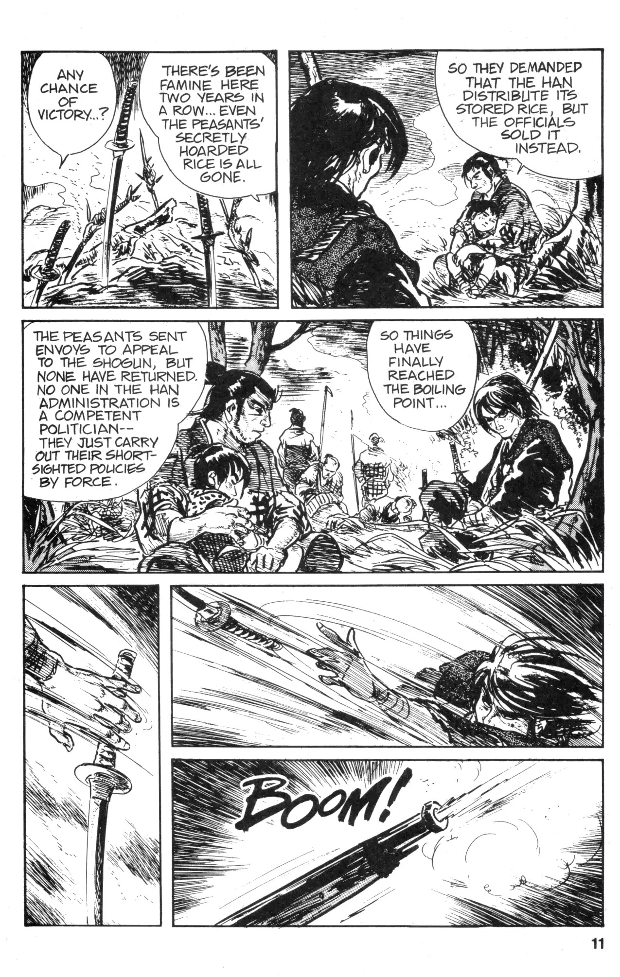 Kamui Gaiden Chapter 20 page 13 - Chapter 20: The Sword Wind: Chapter 3: Kusanagi (Part 3)