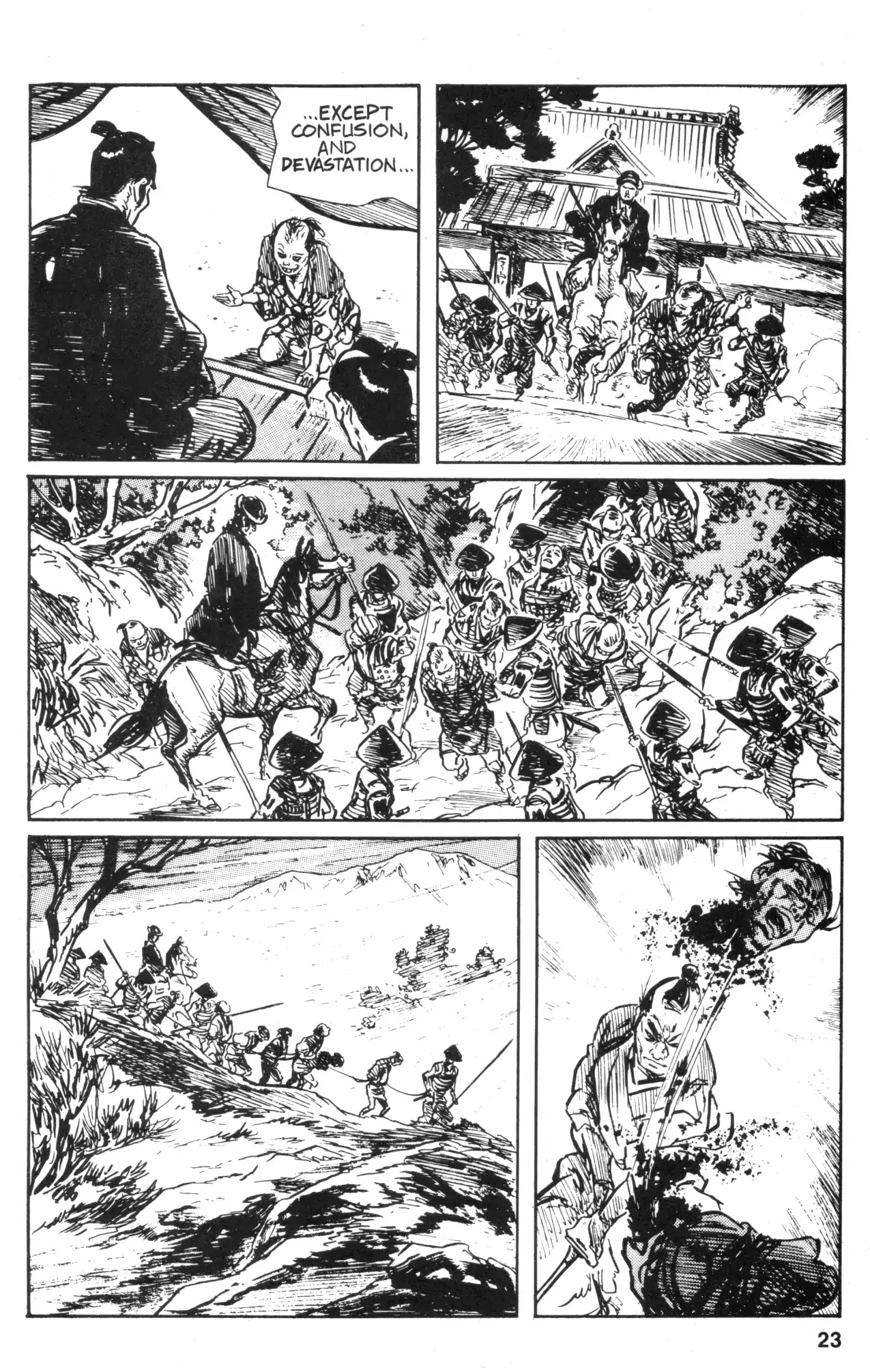 Kamui Gaiden Chapter 20 page 23 - Chapter 20: The Sword Wind: Chapter 3: Kusanagi (Part 3)