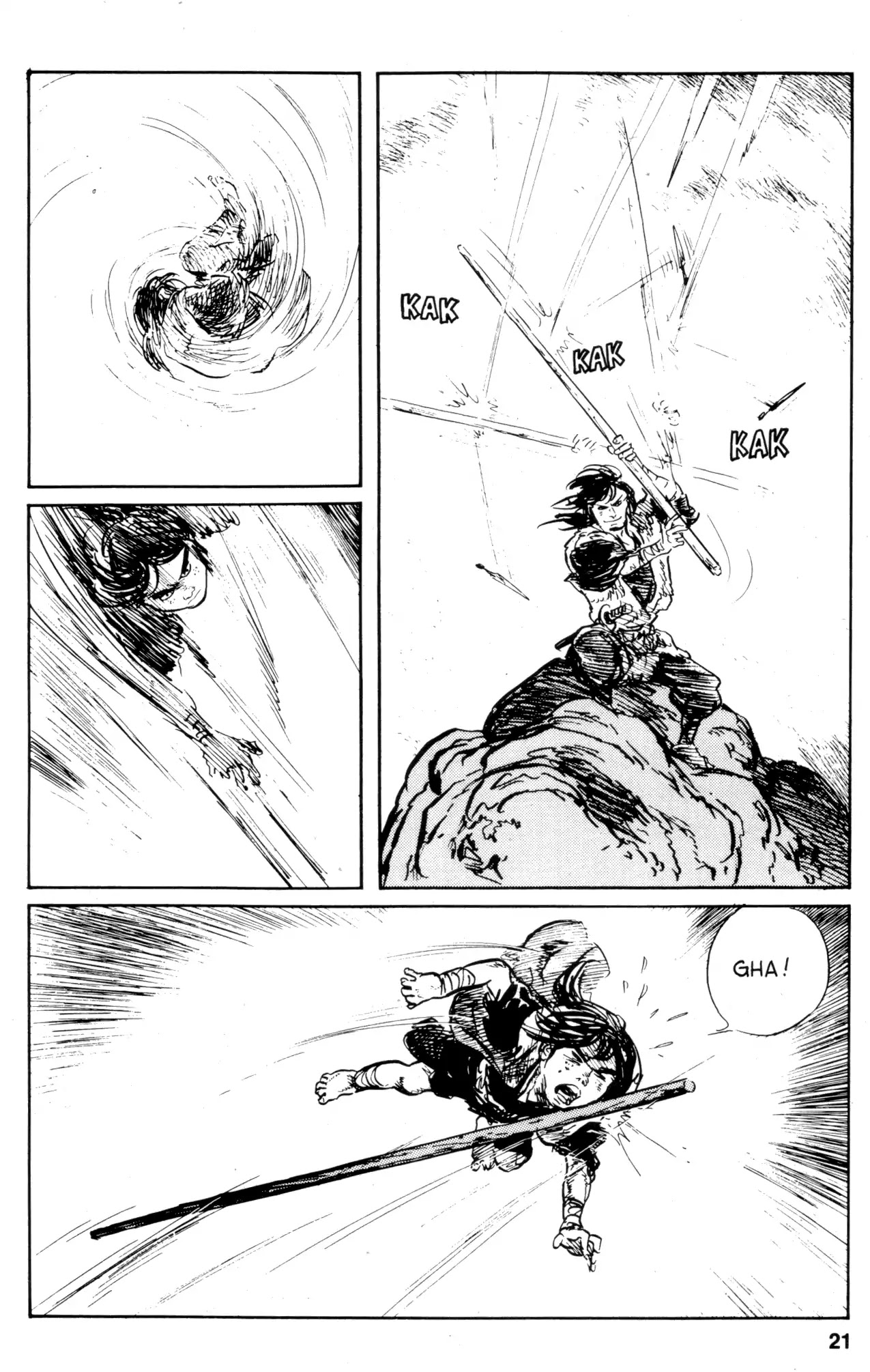Kamui Gaiden Chapter 21 page 22 - Chapter 21: The Sword Wind: Chapter 3: Kusanagi (Part 4)