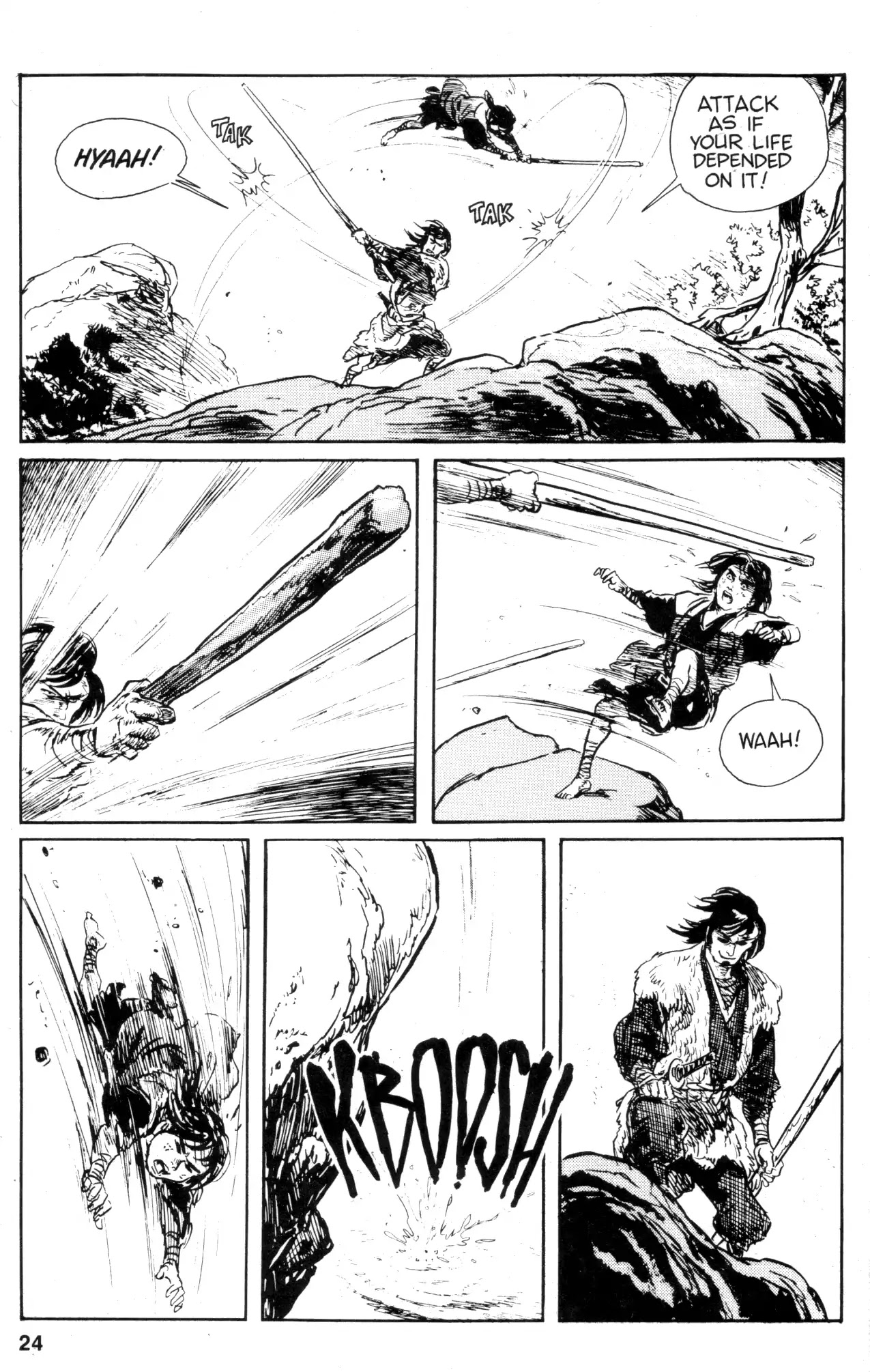 Kamui Gaiden Chapter 21 page 25 - Chapter 21: The Sword Wind: Chapter 3: Kusanagi (Part 4)
