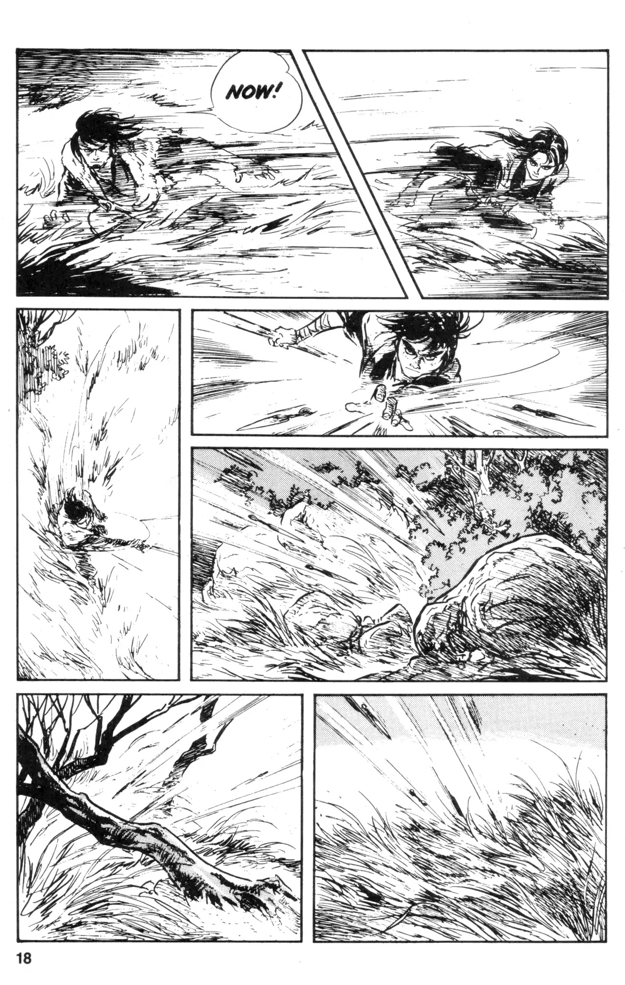 Kamui Gaiden Chapter 22 page 18 - Chapter 22: The Sword Wind: Chapter 3: Kusanagi (Part 5)