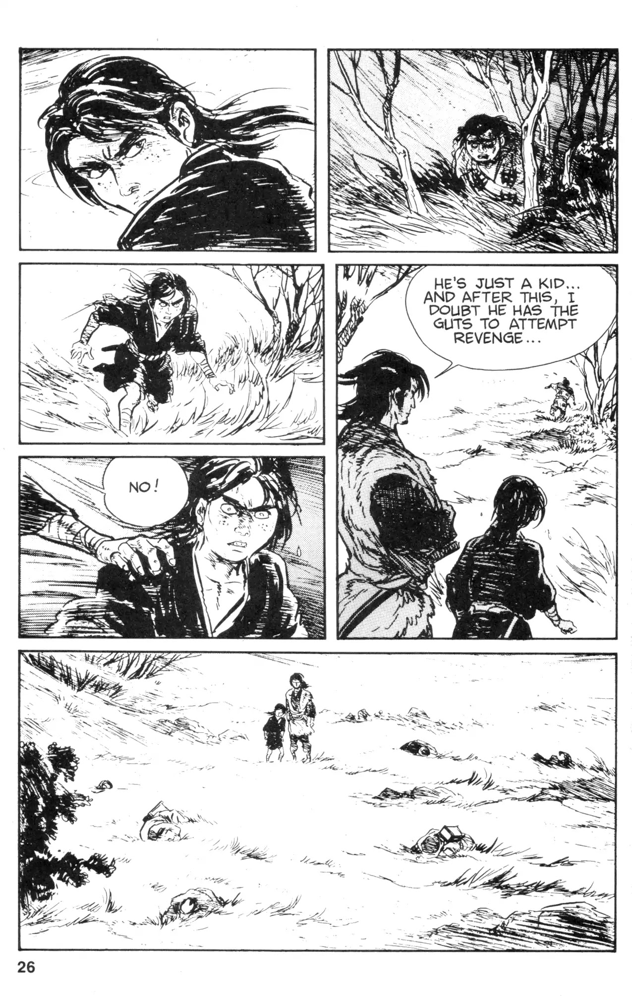Kamui Gaiden Chapter 22 page 26 - Chapter 22: The Sword Wind: Chapter 3: Kusanagi (Part 5)