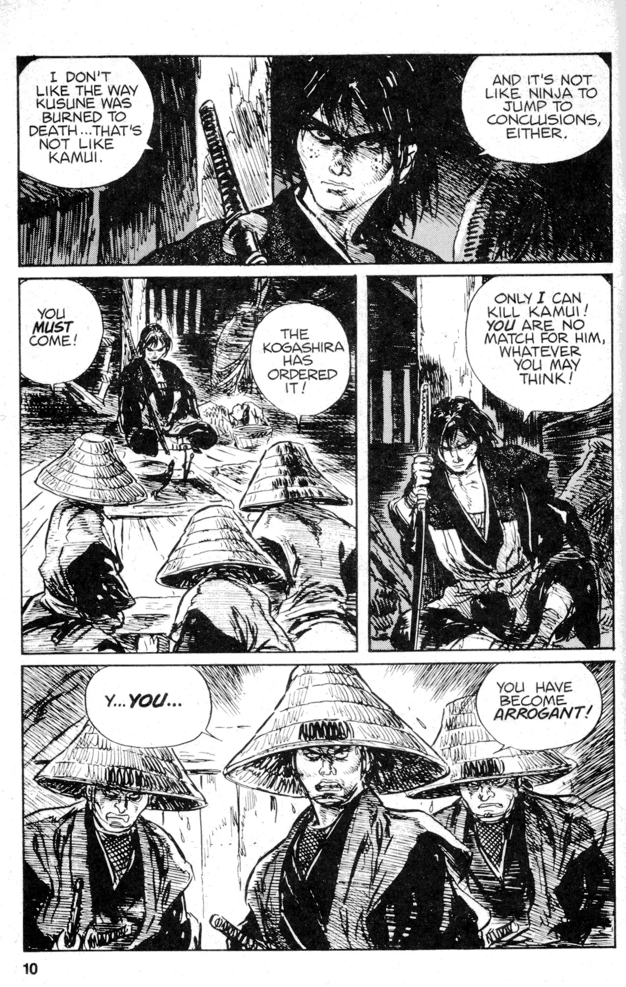 Kamui Gaiden Chapter 24 page 12 - Chapter 24: The Sword Wind: Chapter 4: The Shadow of Death (Part 2)