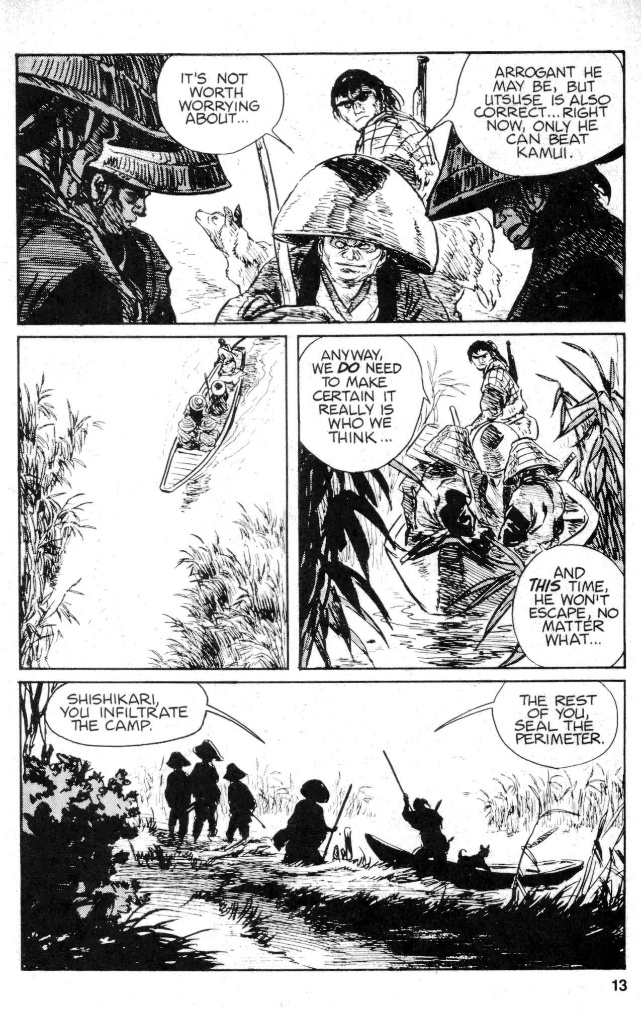 Kamui Gaiden Chapter 24 page 15 - Chapter 24: The Sword Wind: Chapter 4: The Shadow of Death (Part 2)