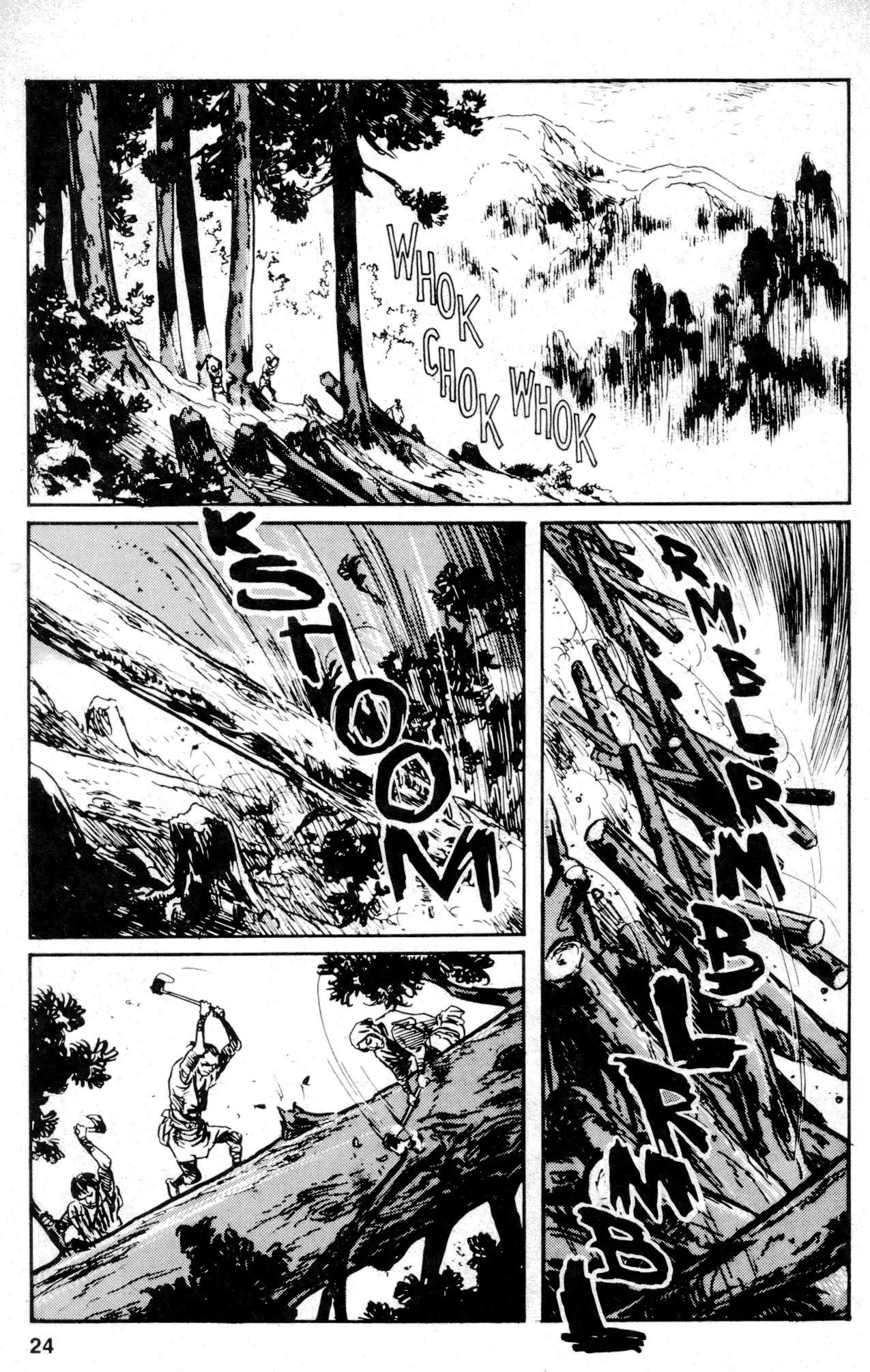 Kamui Gaiden Chapter 24 page 26 - Chapter 24: The Sword Wind: Chapter 4: The Shadow of Death (Part 2)