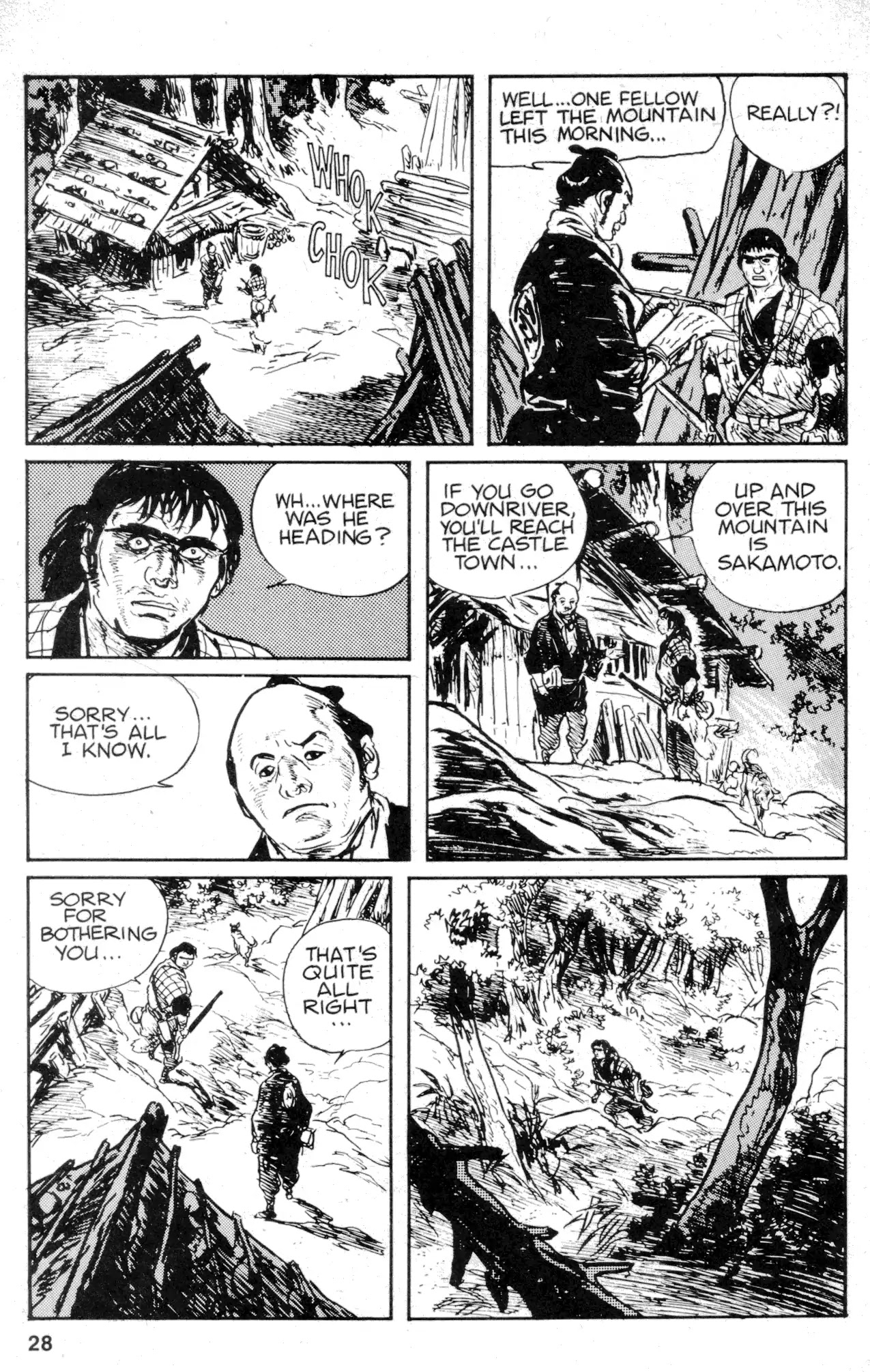 Kamui Gaiden Chapter 24 page 30 - Chapter 24: The Sword Wind: Chapter 4: The Shadow of Death (Part 2)