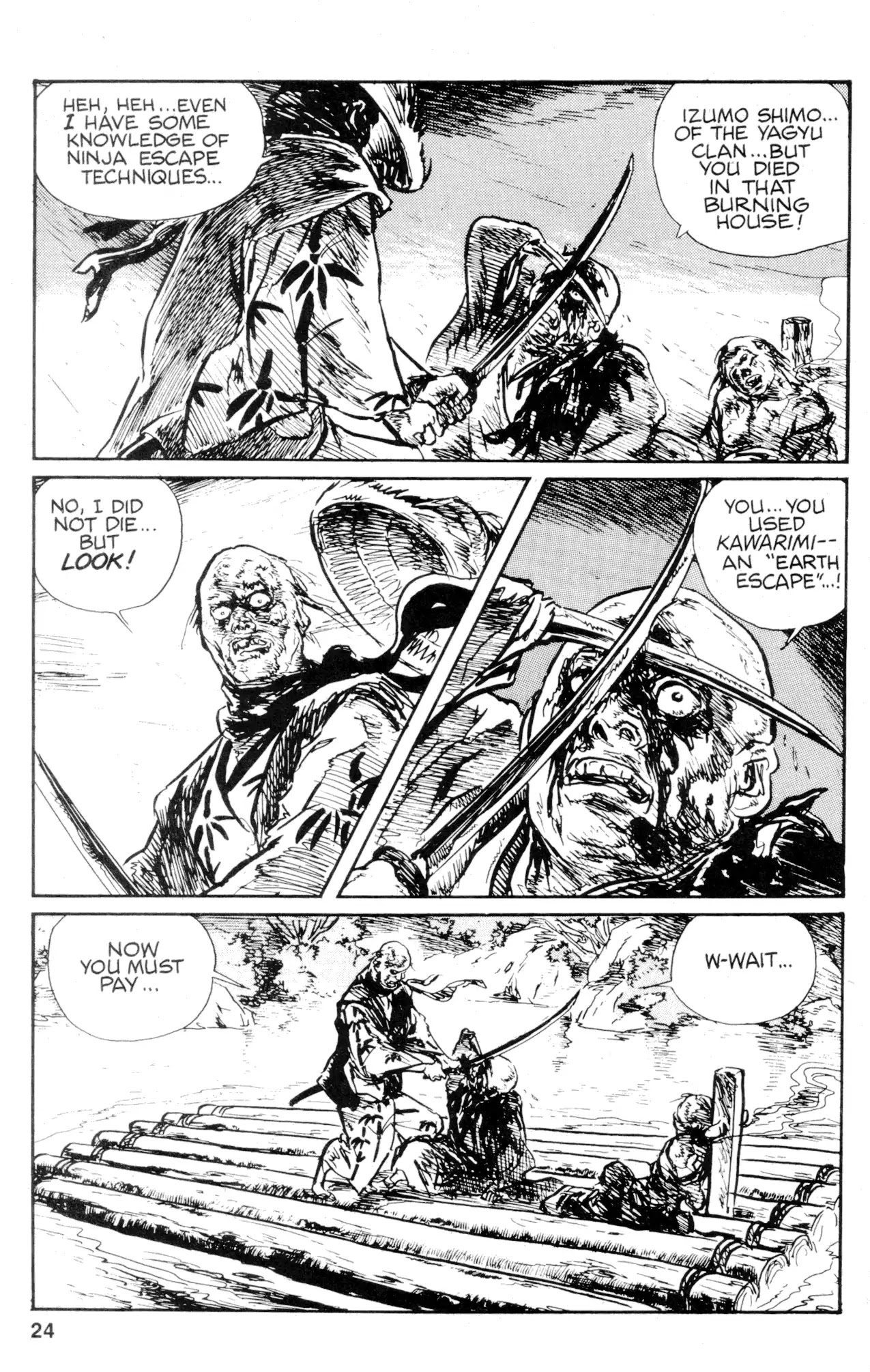 Kamui Gaiden Chapter 25 page 26 - Chapter 25: The Sword Wind: Chapter 4: The Shadow of Death (Part 3)