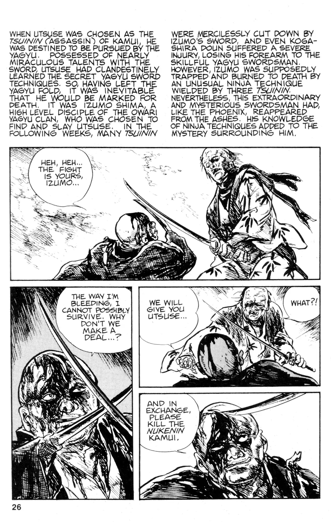 Kamui Gaiden Chapter 25 page 28 - Chapter 25: The Sword Wind: Chapter 4: The Shadow of Death (Part 3)