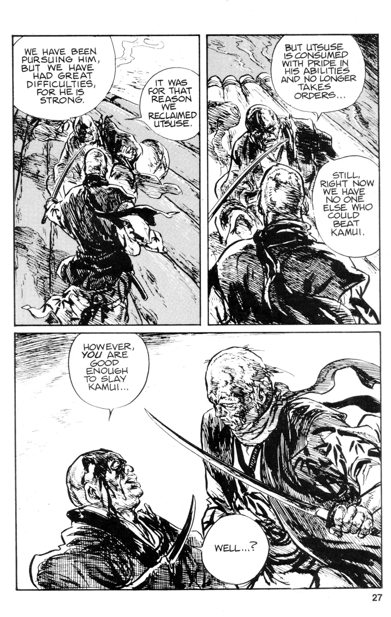 Kamui Gaiden Chapter 25 page 29 - Chapter 25: The Sword Wind: Chapter 4: The Shadow of Death (Part 3)