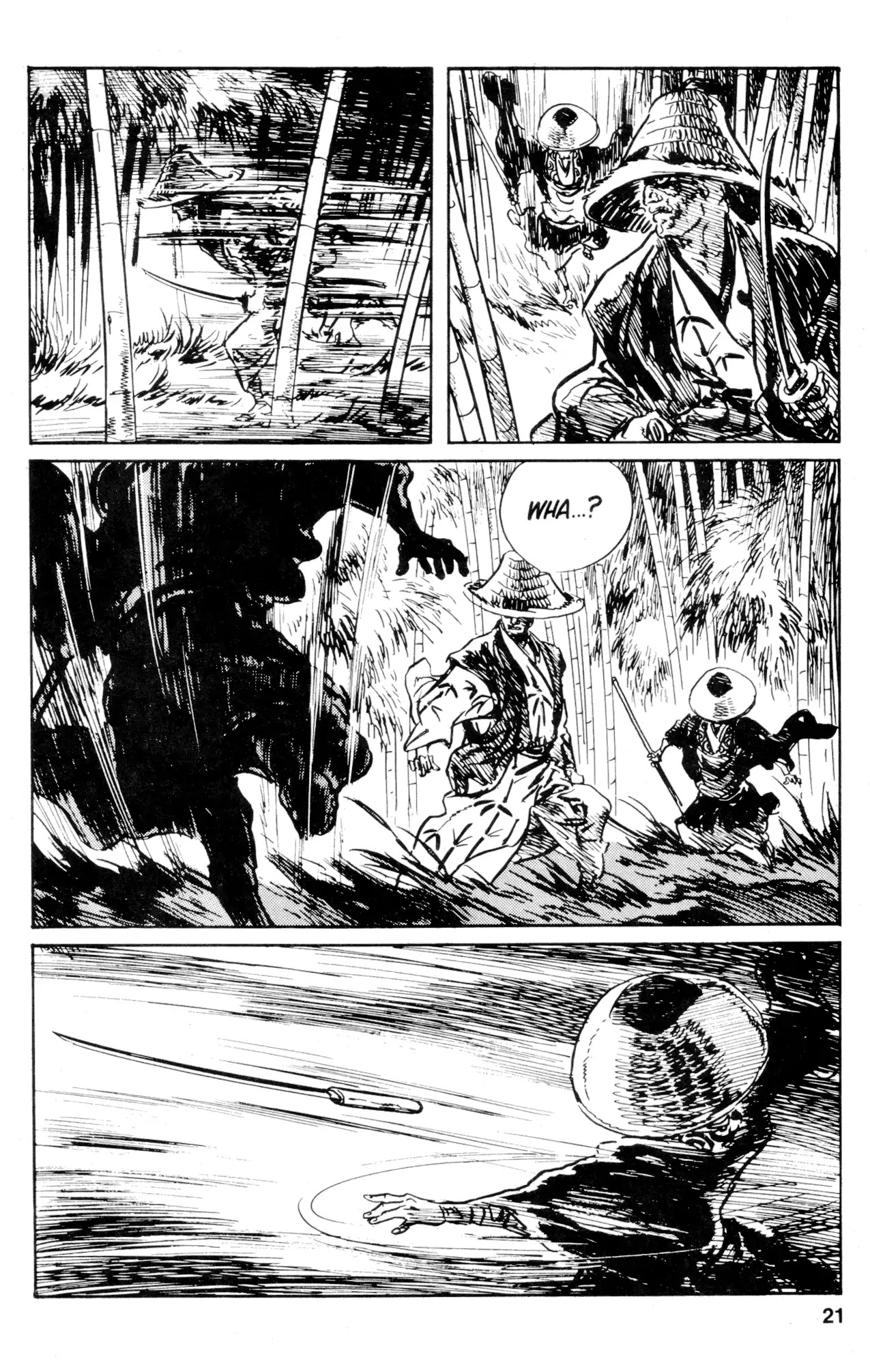 Kamui Gaiden Chapter 26 page 22 - Chapter 26: The Sword Wind: Chapter 4: The Shadow of Death (Part 4)