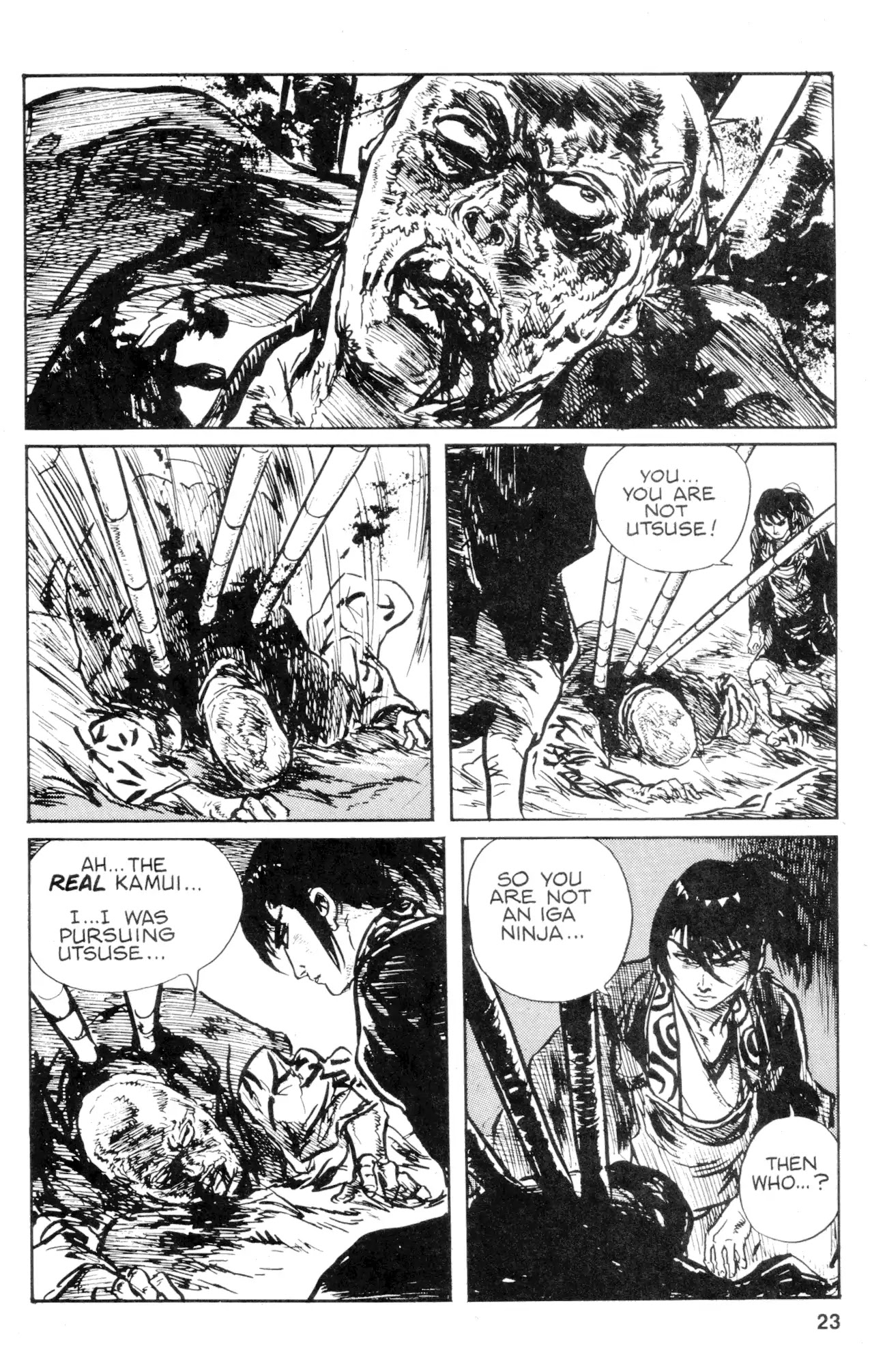 Kamui Gaiden Chapter 26 page 24 - Chapter 26: The Sword Wind: Chapter 4: The Shadow of Death (Part 4)