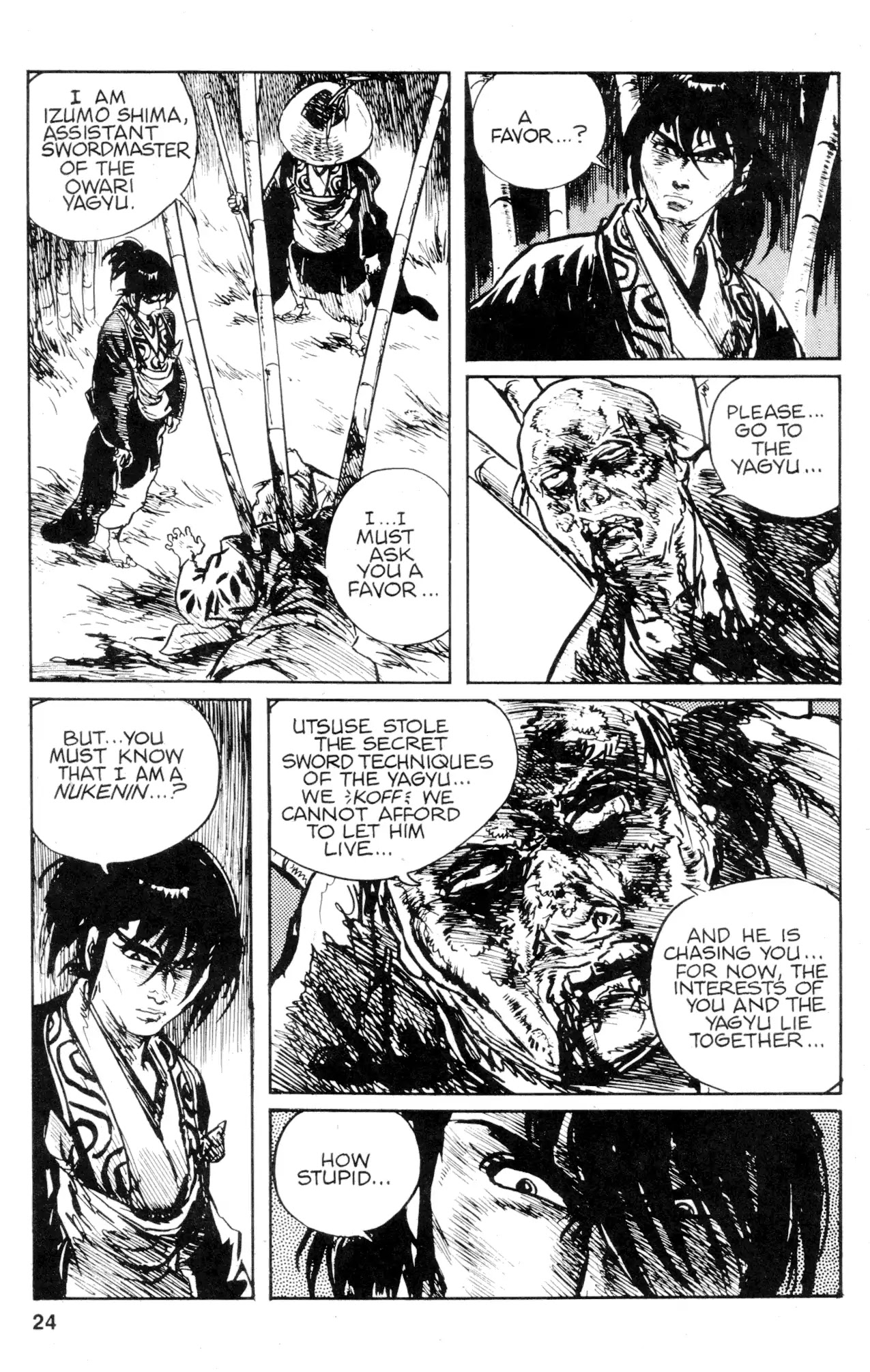 Kamui Gaiden Chapter 26 page 25 - Chapter 26: The Sword Wind: Chapter 4: The Shadow of Death (Part 4)