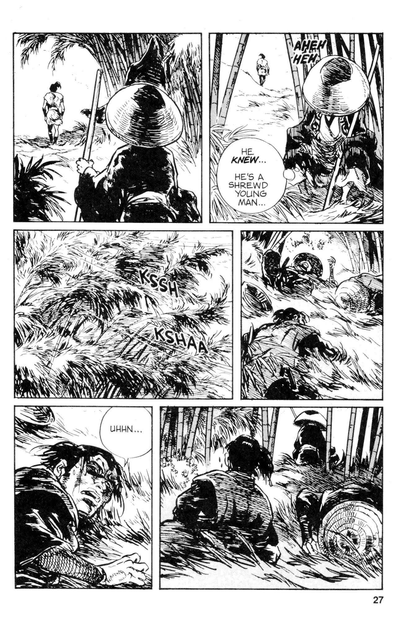 Kamui Gaiden Chapter 26 page 28 - Chapter 26: The Sword Wind: Chapter 4: The Shadow of Death (Part 4)